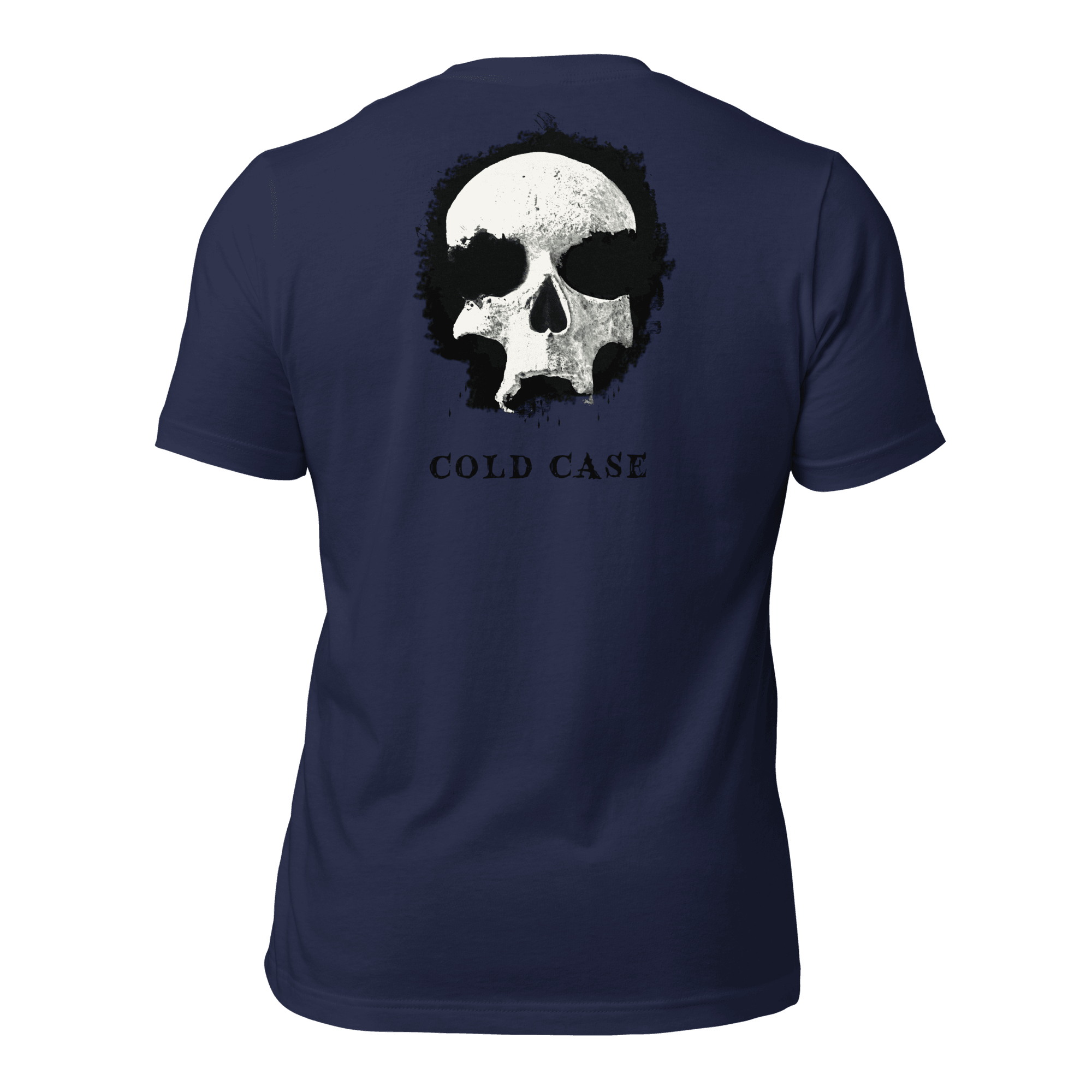Cold Case Unisex t-shirt (BACK) VAWDesigns