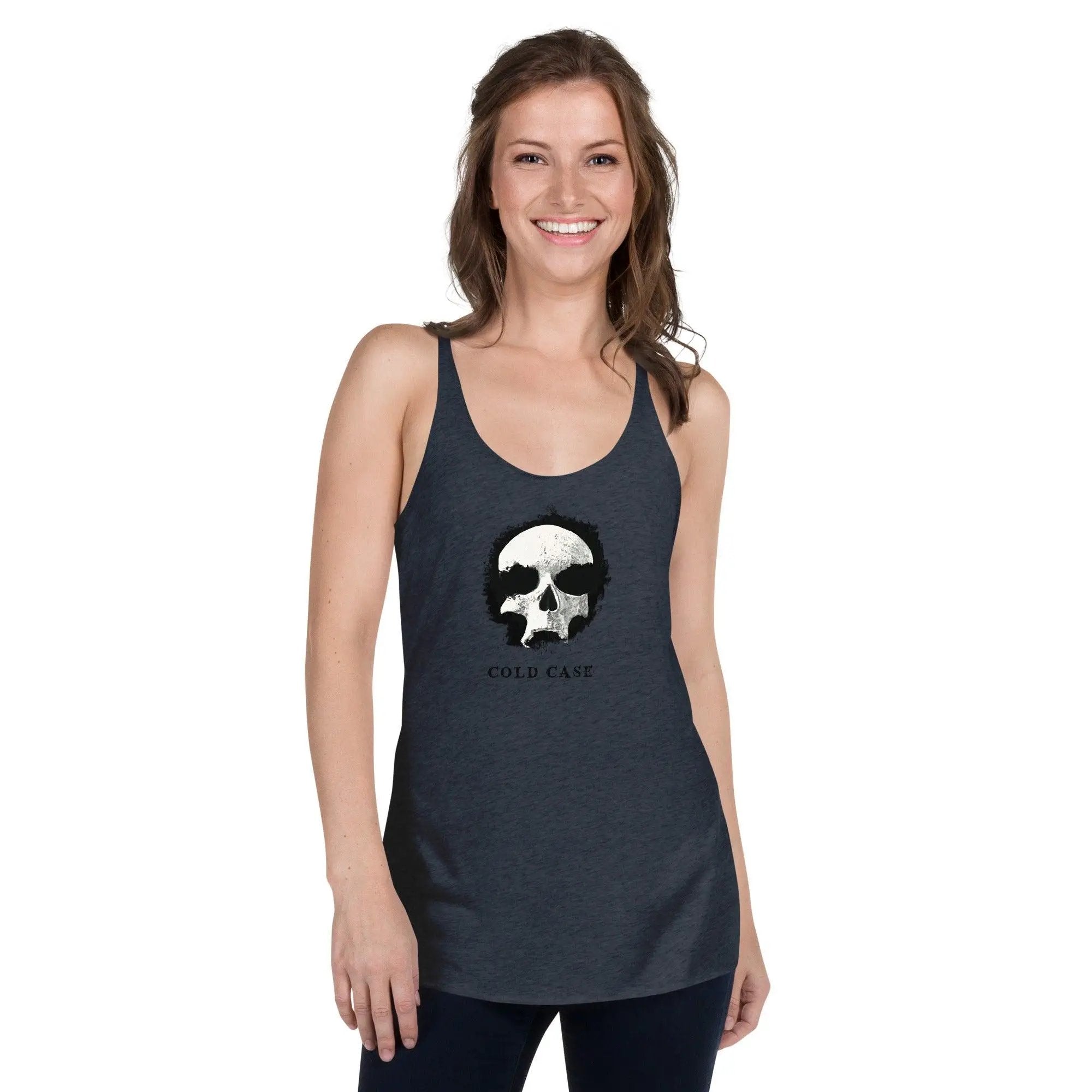 Cold Case Women's Racerback Tank VAWDesigns