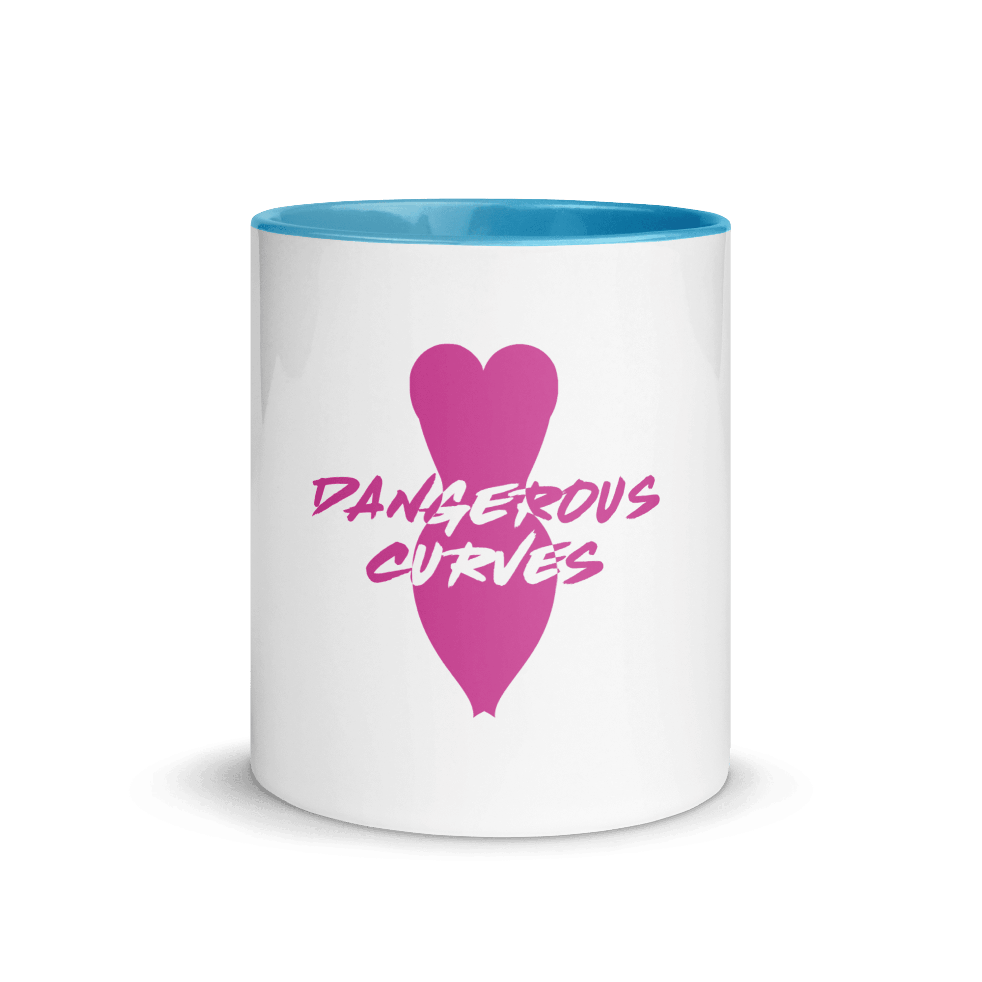 Dangerous Curves Mug with Color Inside VAWDesigns