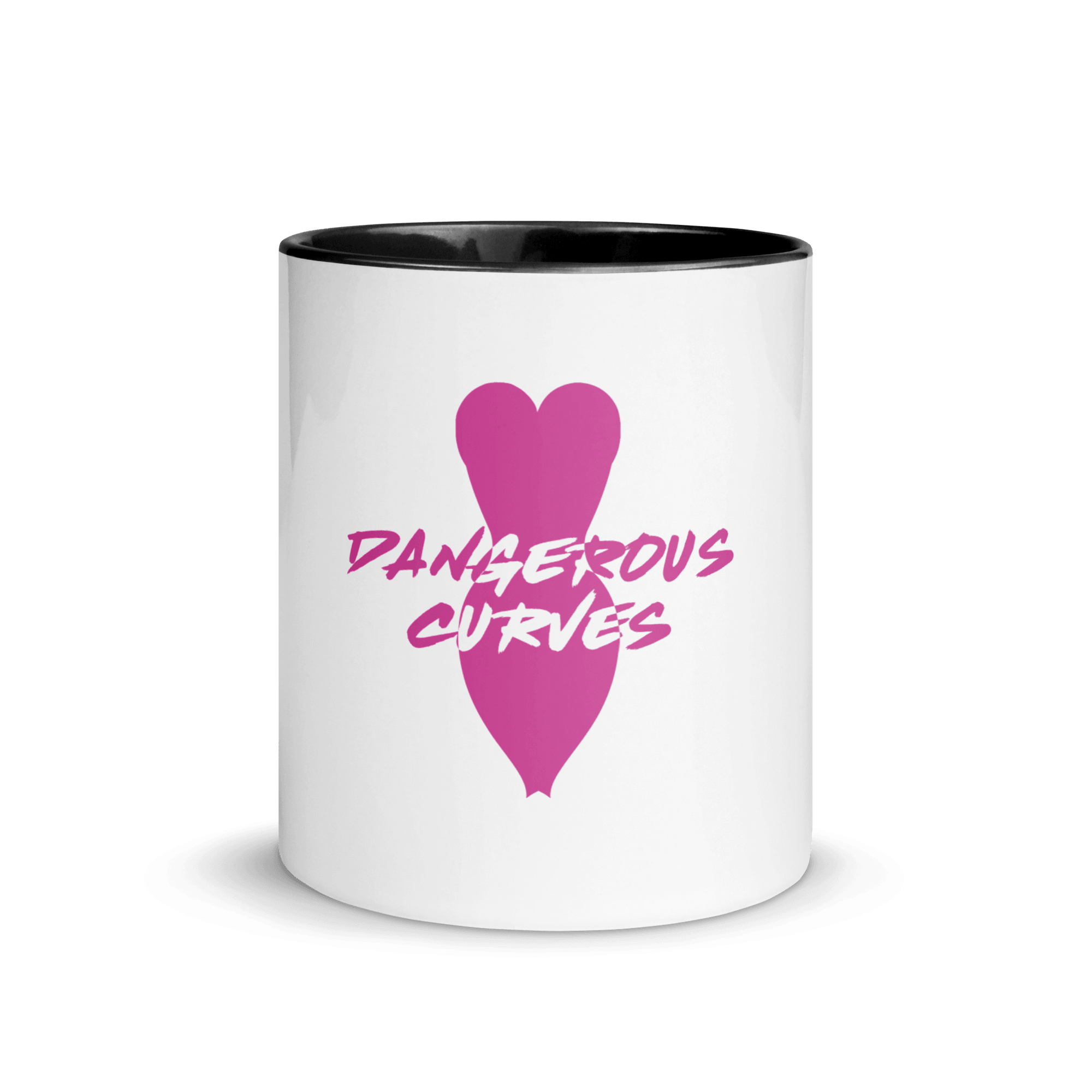 Dangerous Curves Mug with Color Inside VAWDesigns