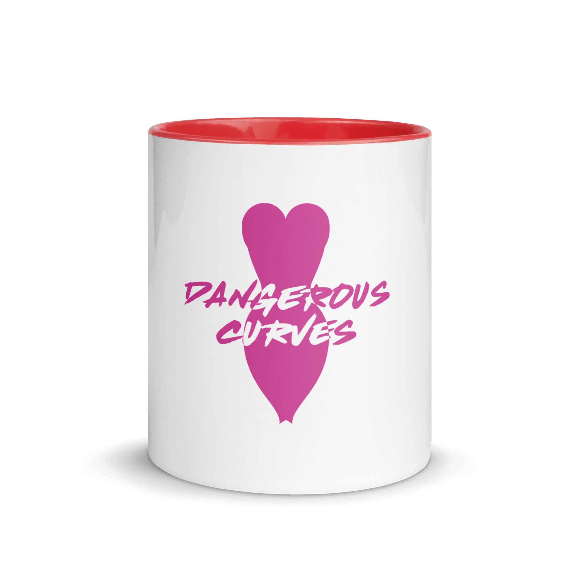Dangerous Curves Mug with Color Inside VAWDesigns