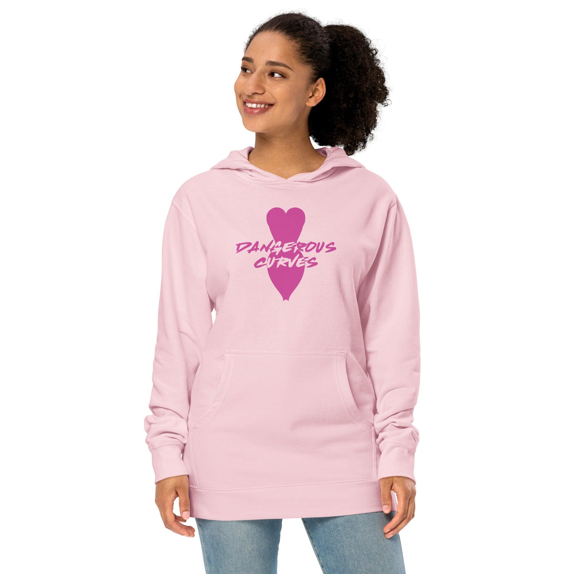 Dangerous Curves Unisex midweight hoodie VAWDesigns