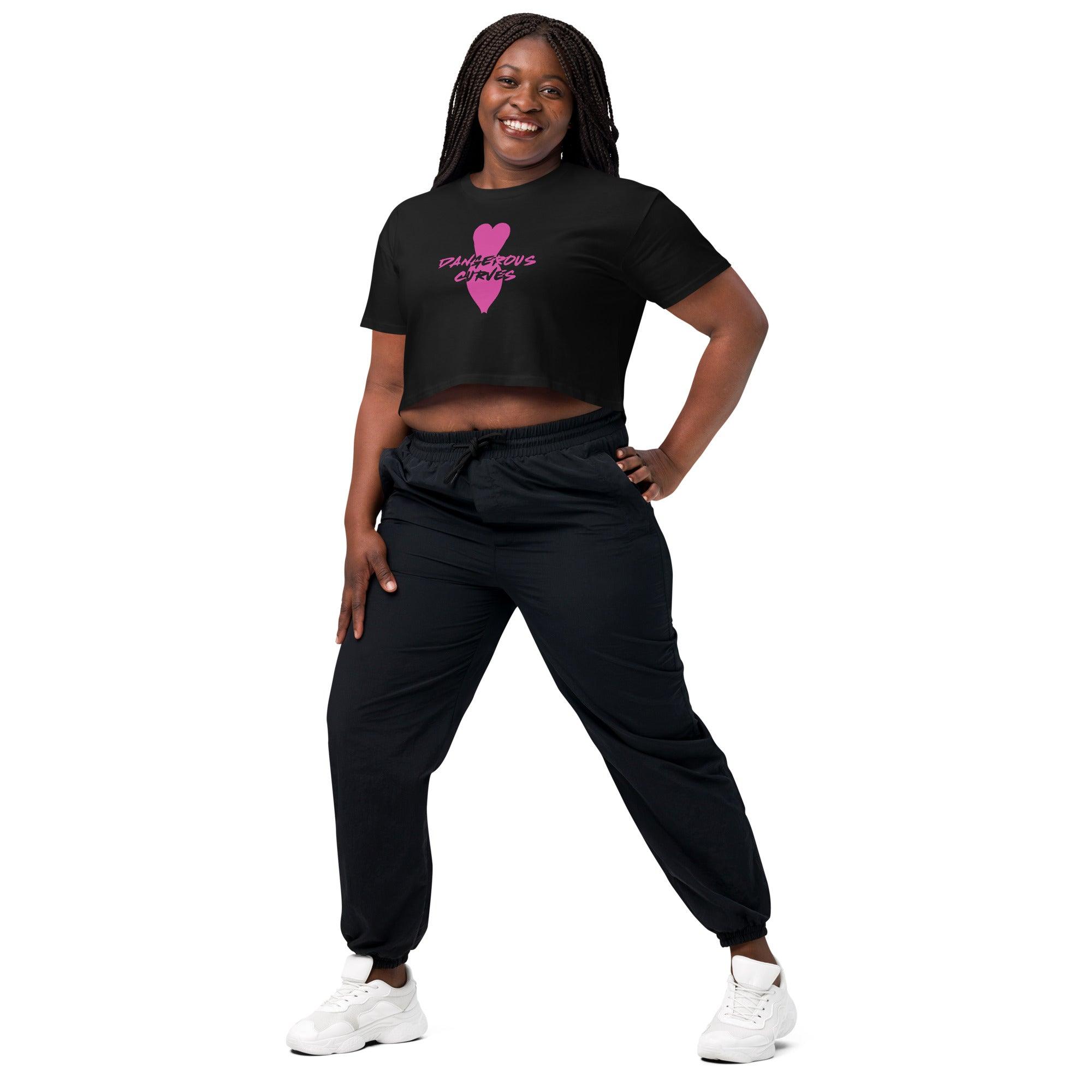 Dangerous Curves Women’s crop top VAWDesigns