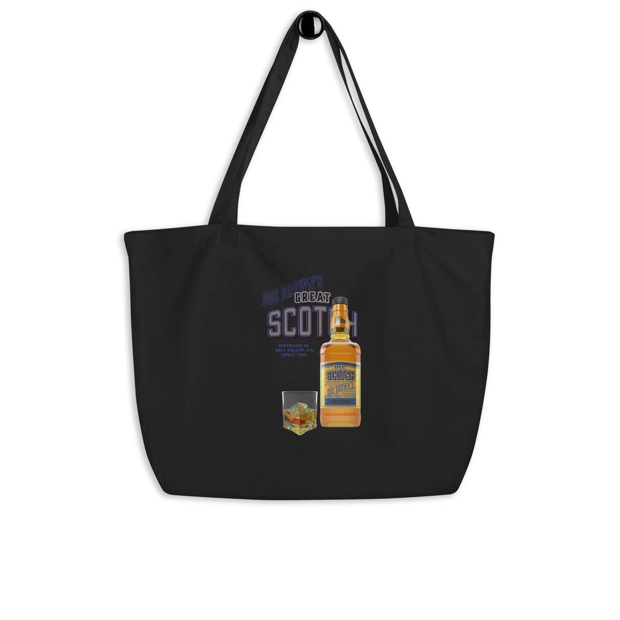 Doc Brown's Great Scotch Large organic tote bag VAWDesigns
