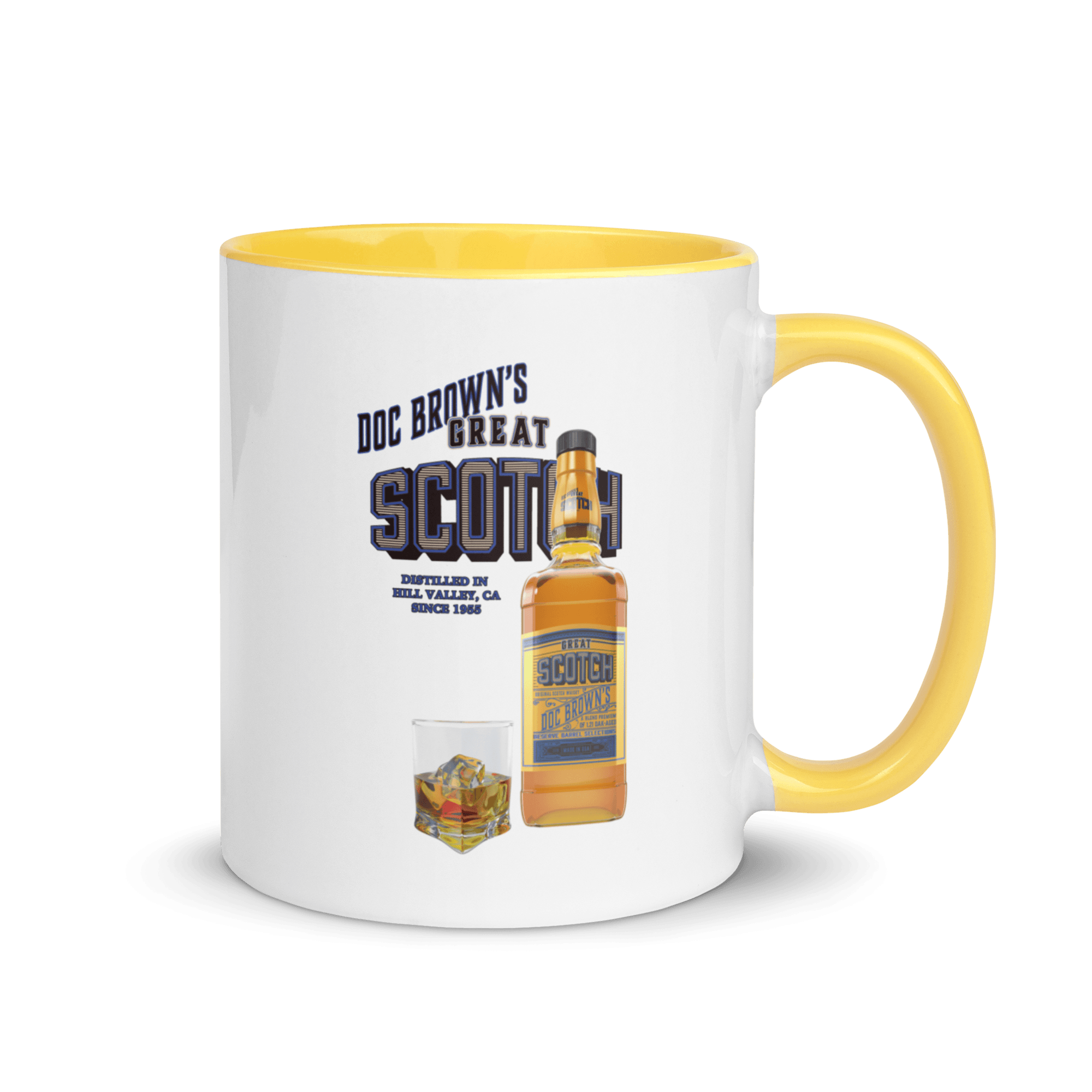 Doc Brown's Great Scotch Mug with Color Inside VAWDesigns