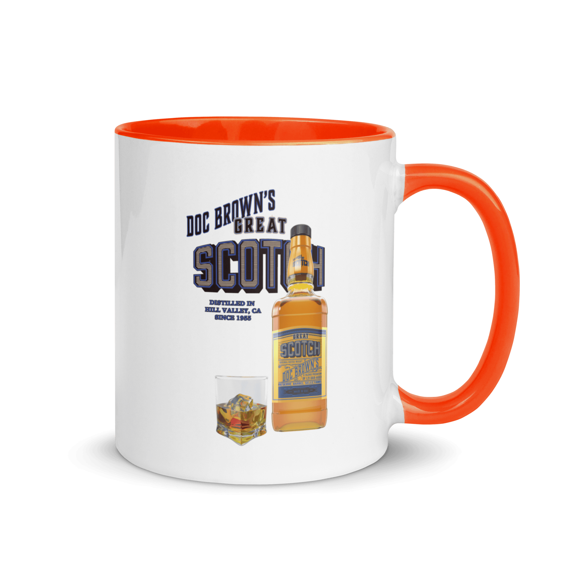Doc Brown's Great Scotch Mug with Color Inside VAWDesigns