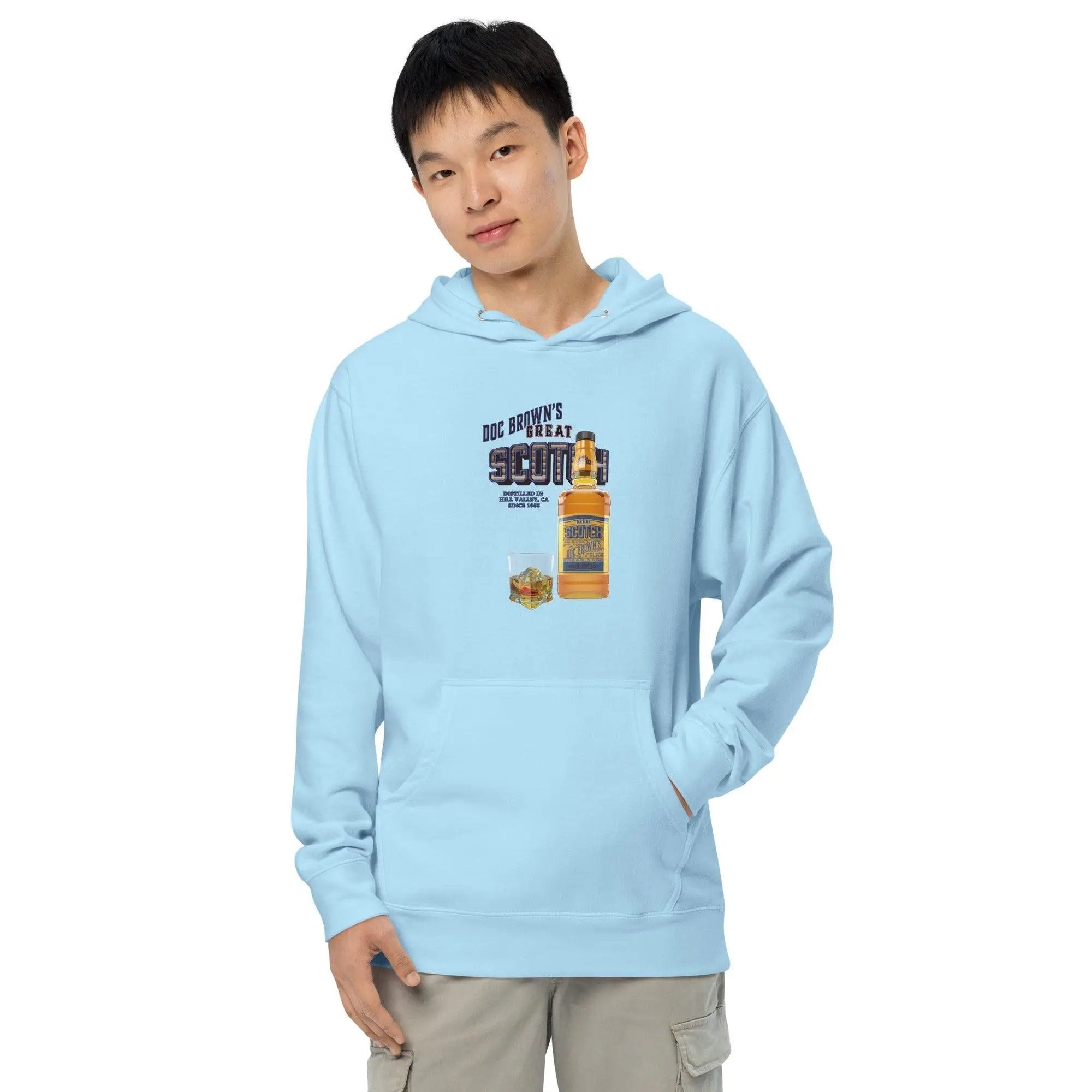 Doc Brown's Great Scotch Unisex midweight hoodie VAWDesigns