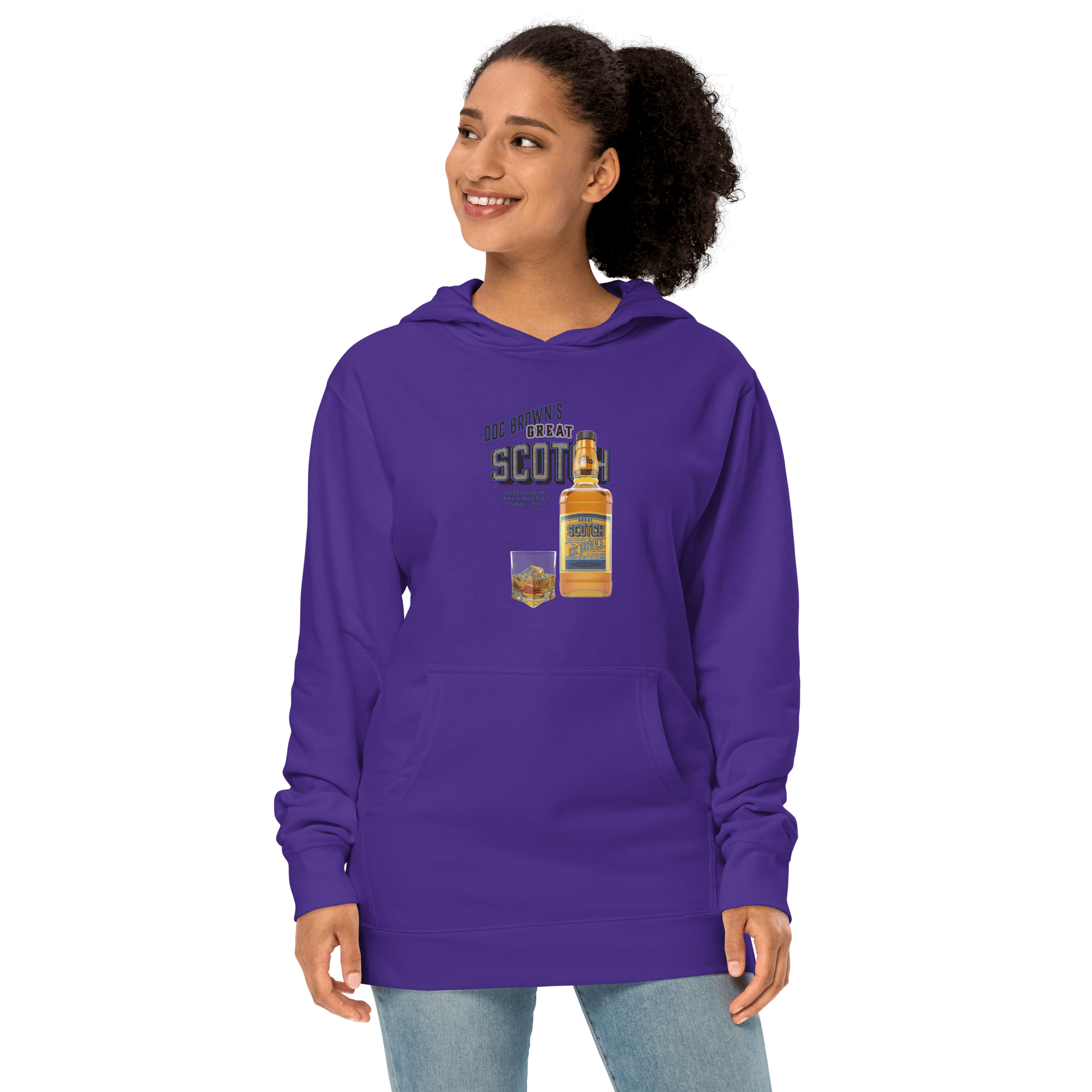 Doc Brown's Great Scotch Unisex midweight hoodie VAWDesigns