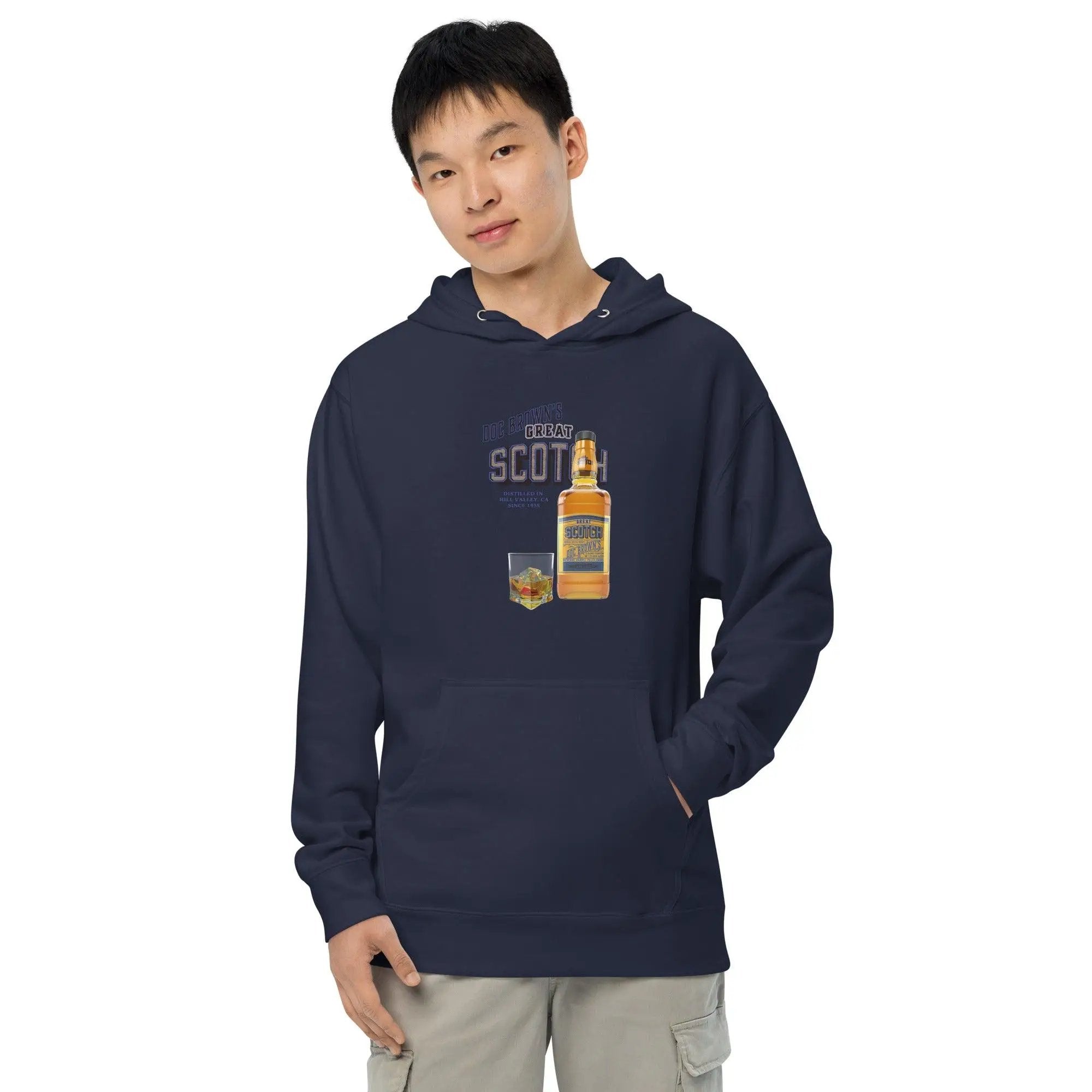 Doc Brown's Great Scotch Unisex midweight hoodie VAWDesigns