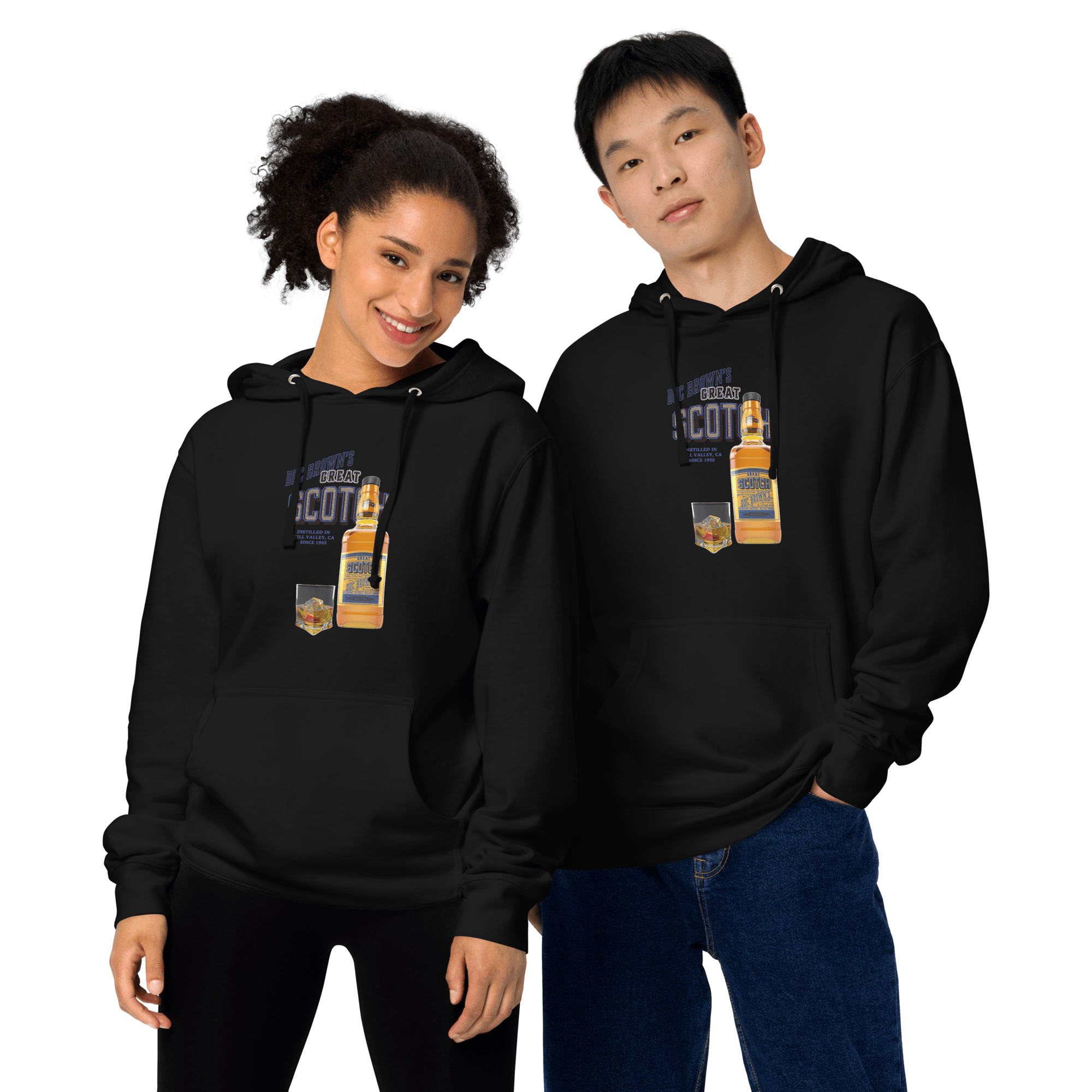 Doc Brown's Great Scotch Unisex midweight hoodie VAWDesigns