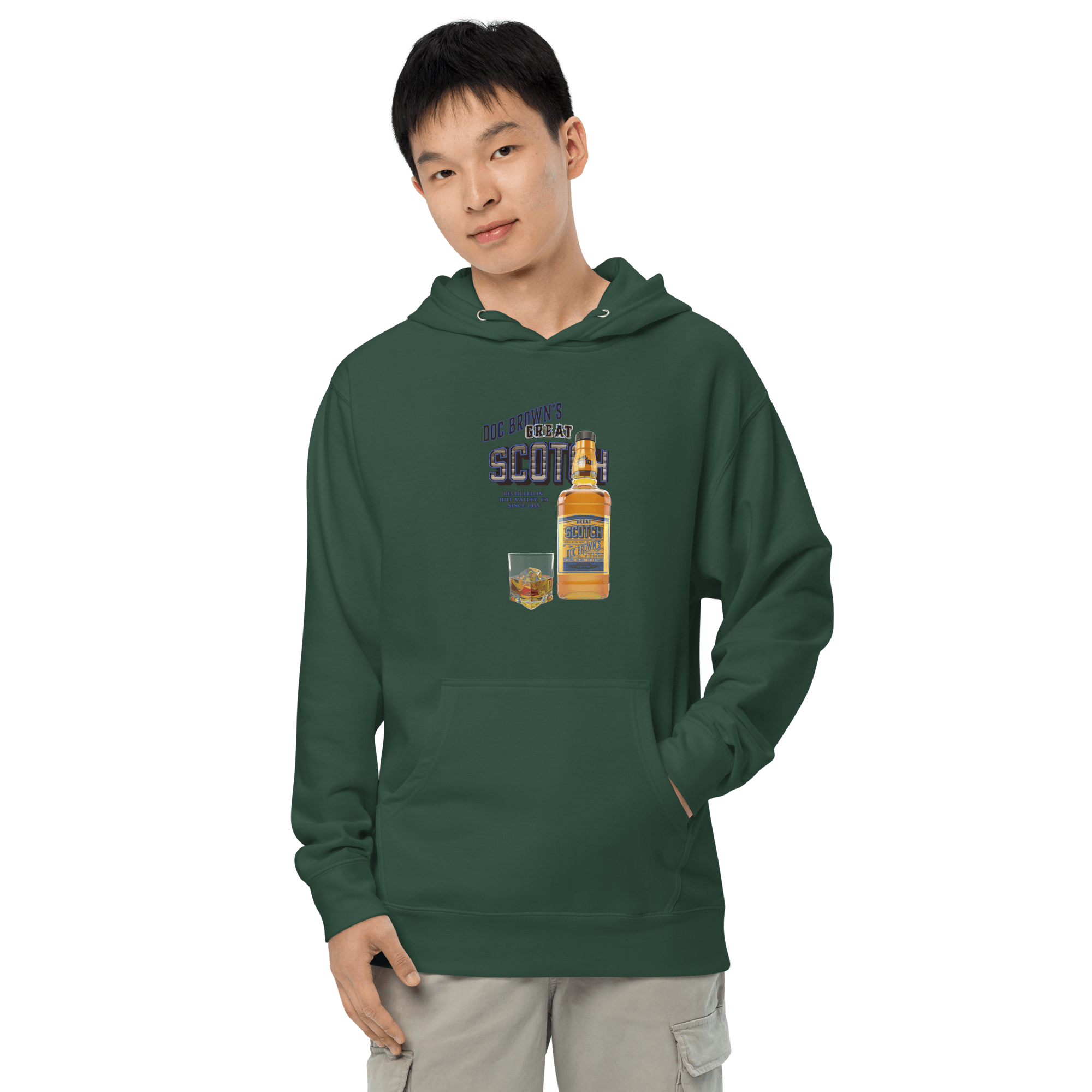 Doc Brown's Great Scotch Unisex midweight hoodie VAWDesigns
