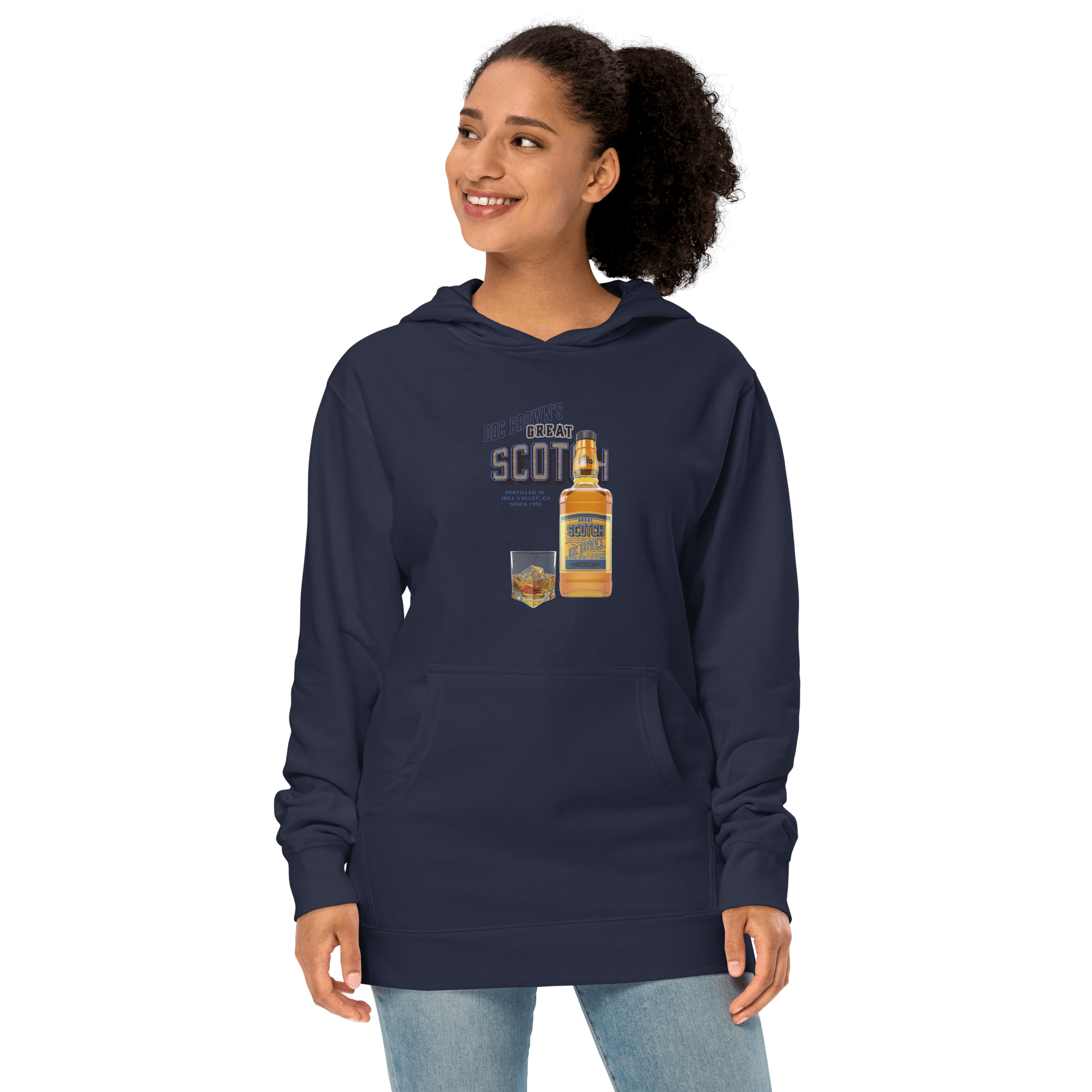 Doc Brown's Great Scotch Unisex midweight hoodie VAWDesigns