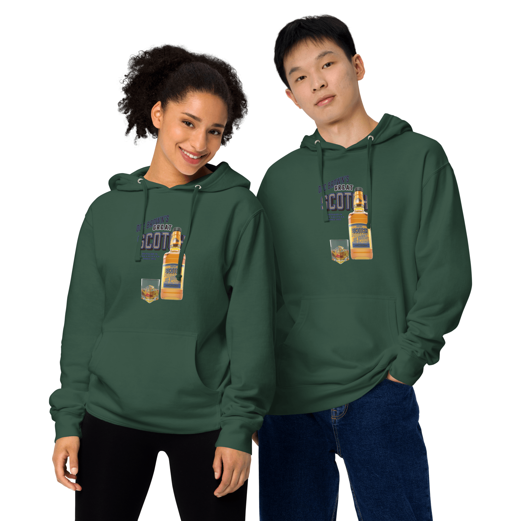 Doc Brown's Great Scotch Unisex midweight hoodie VAWDesigns