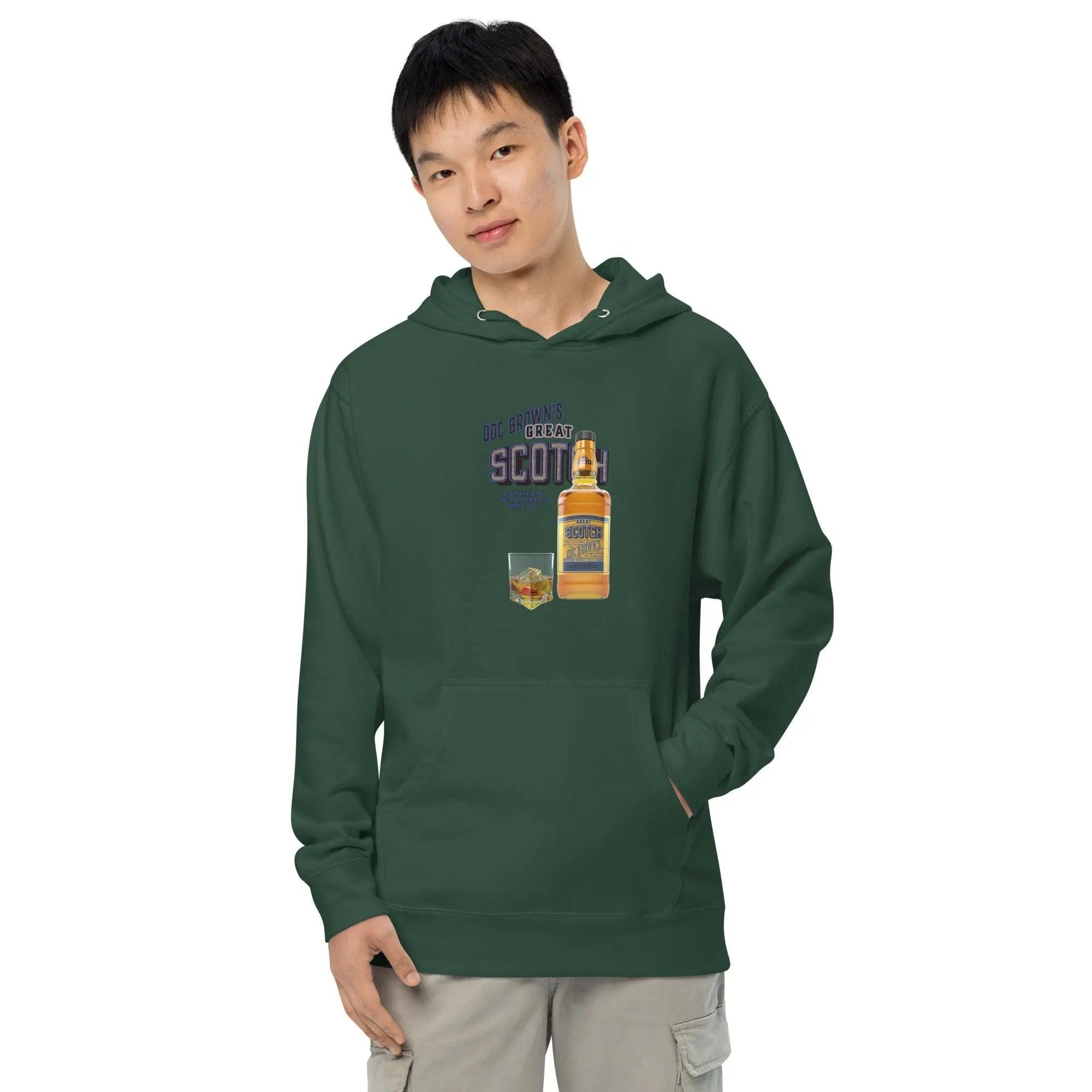 Doc Brown's Great Scotch Unisex midweight hoodie VAWDesigns