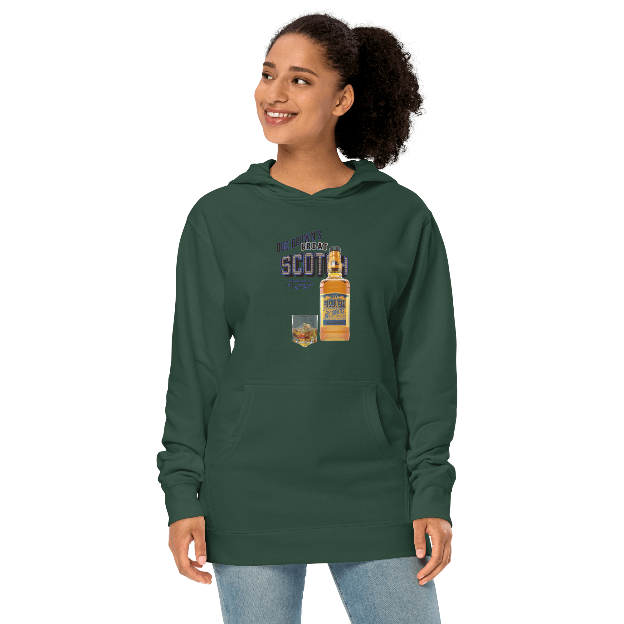 Doc Brown's Great Scotch Unisex midweight hoodie VAWDesigns