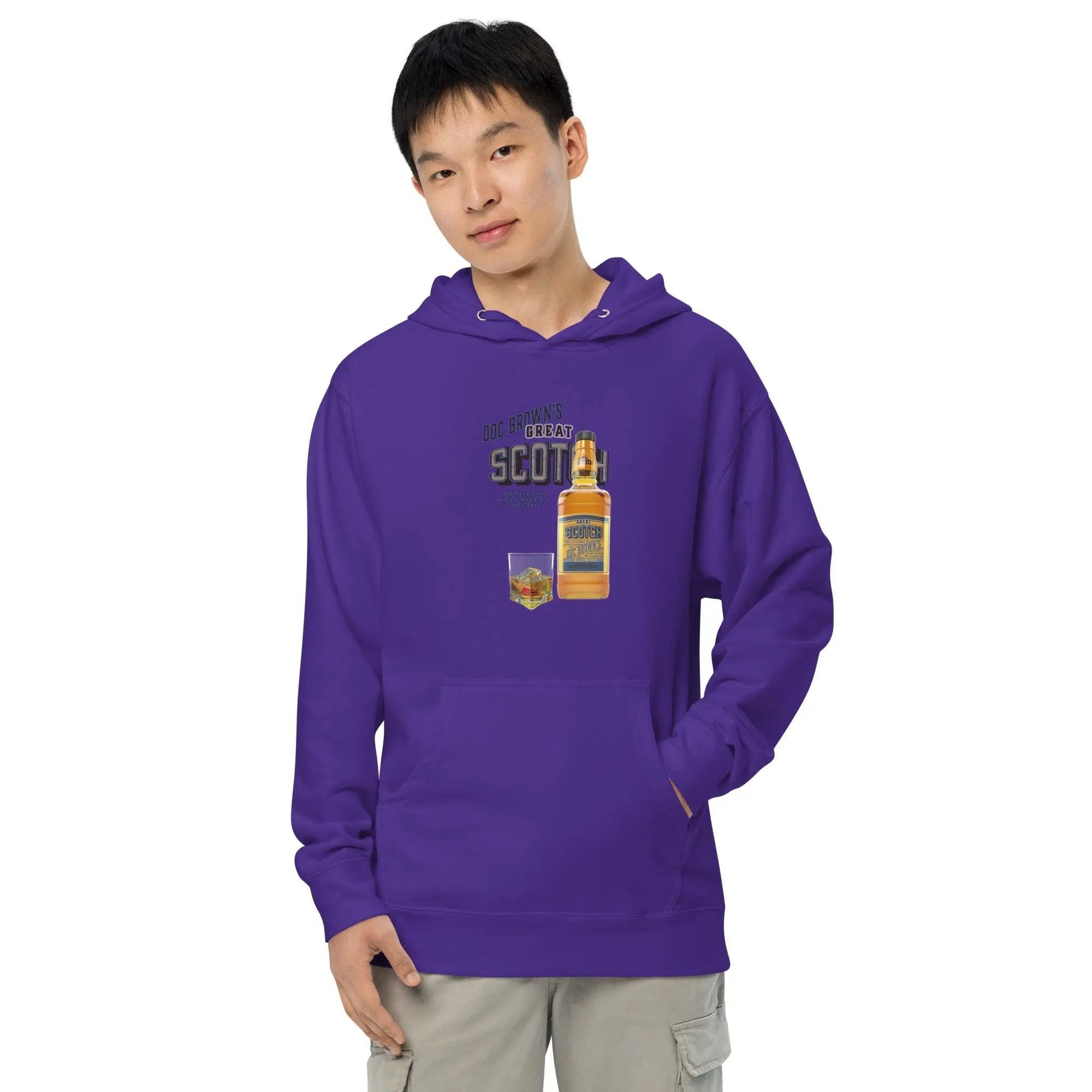 Doc Brown's Great Scotch Unisex midweight hoodie VAWDesigns