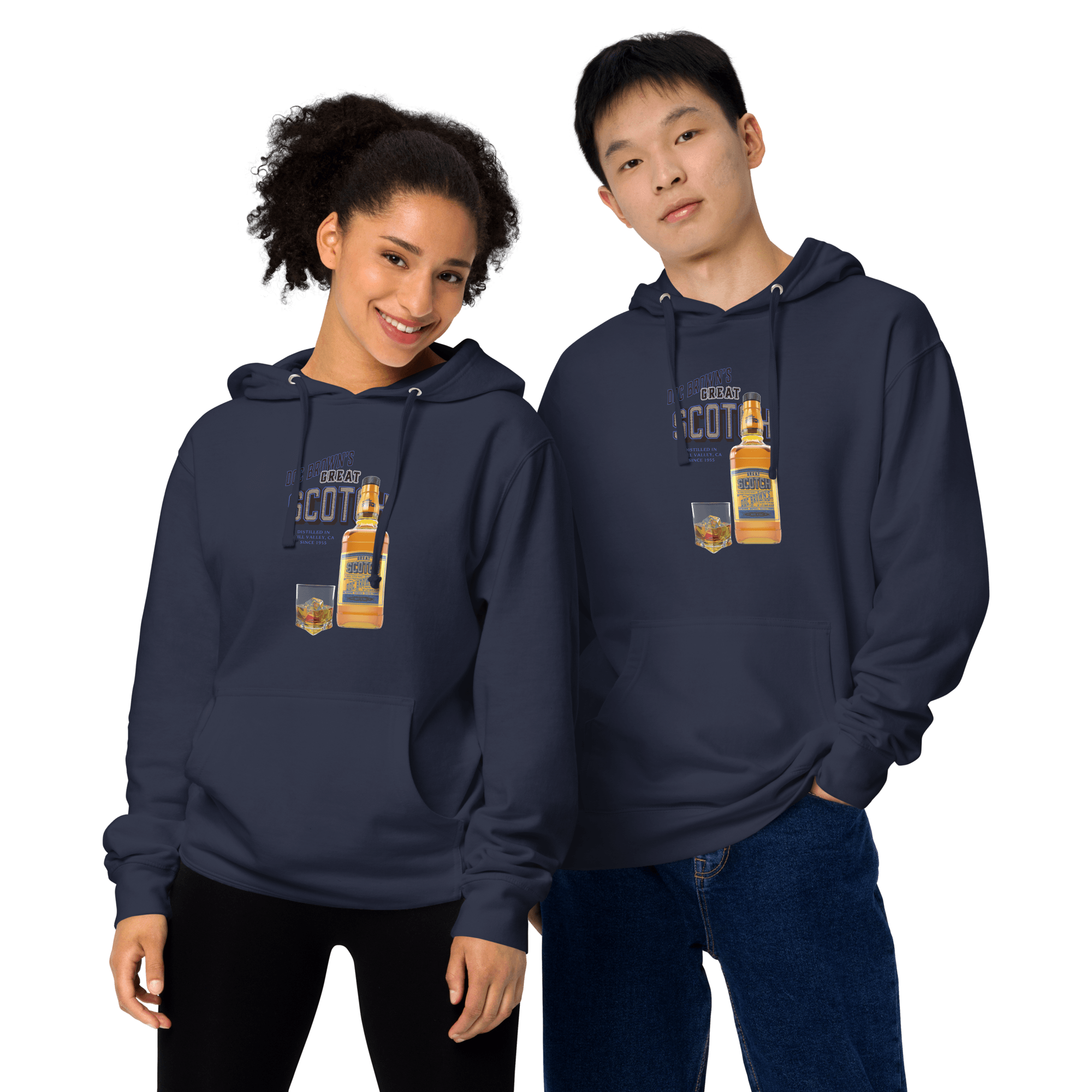 Doc Brown's Great Scotch Unisex midweight hoodie VAWDesigns