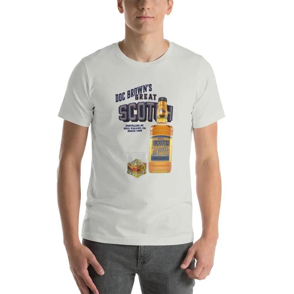 Doc Brown's Great Scotch Unisex t-shirt VAWDesigns