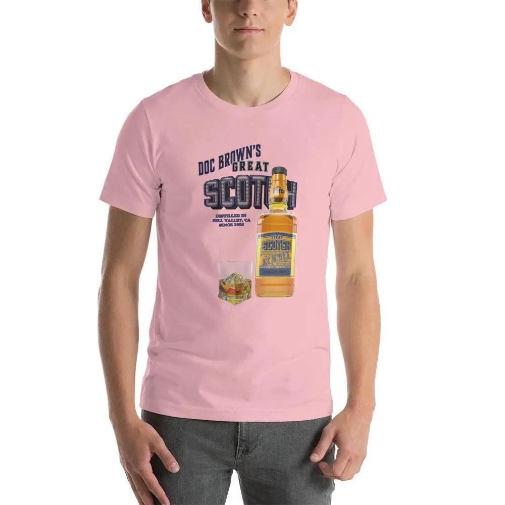 Doc Brown's Great Scotch Unisex t-shirt VAWDesigns