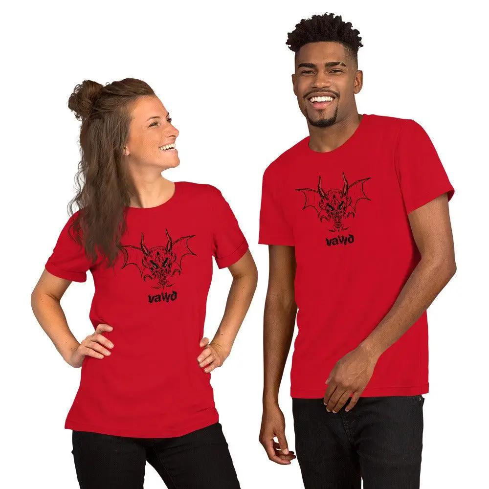 Dragon Wings Unisex t-shirt VAWDesigns