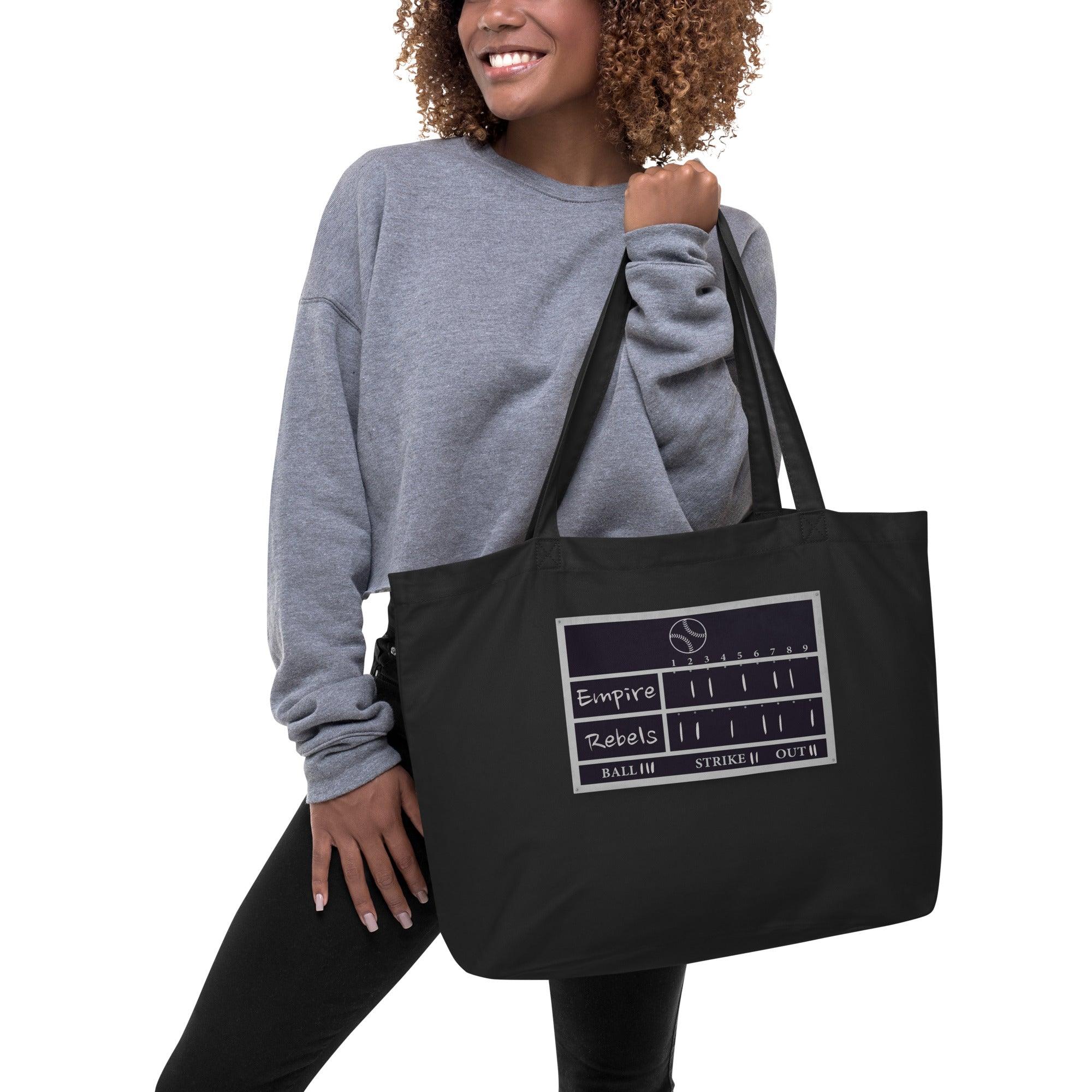 Empire vs Rebels Large organic tote bag VAWDesigns