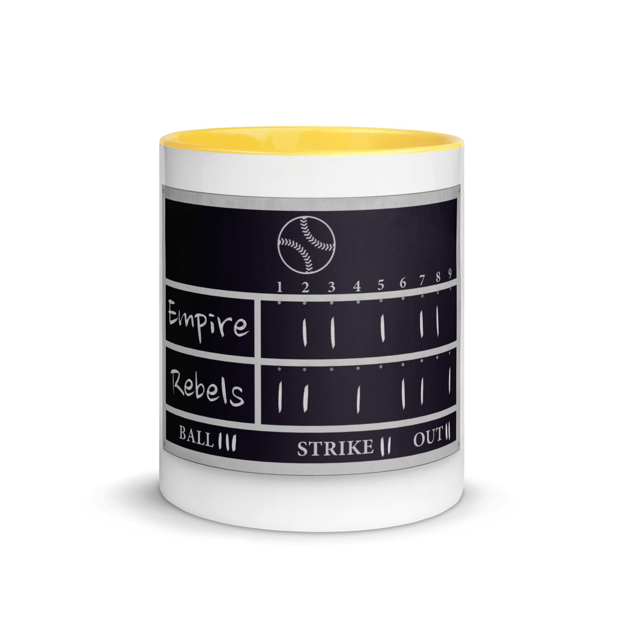 Empire vs Rebels Mug with Color Inside VAWDesigns