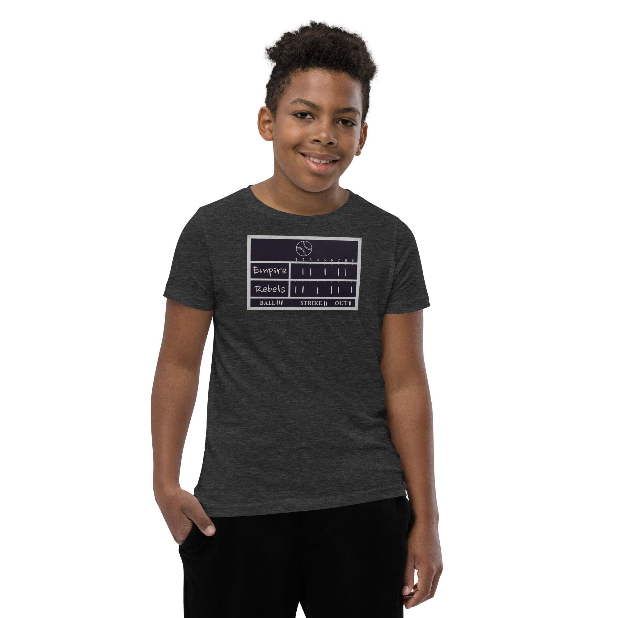 Empire vs Rebels Youth Short Sleeve T-Shirt VAWDesigns