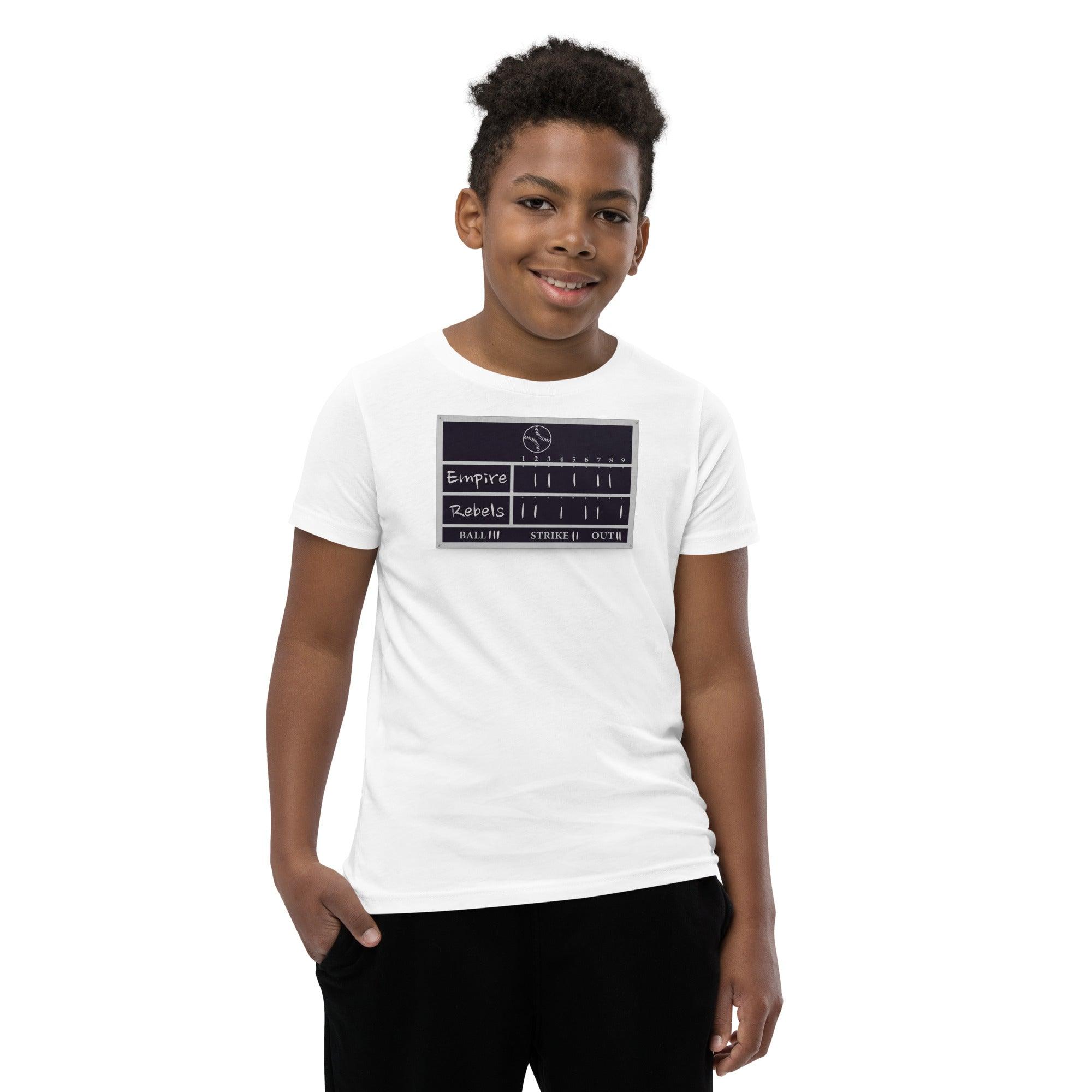 Empire vs Rebels Youth Short Sleeve T-Shirt VAWDesigns