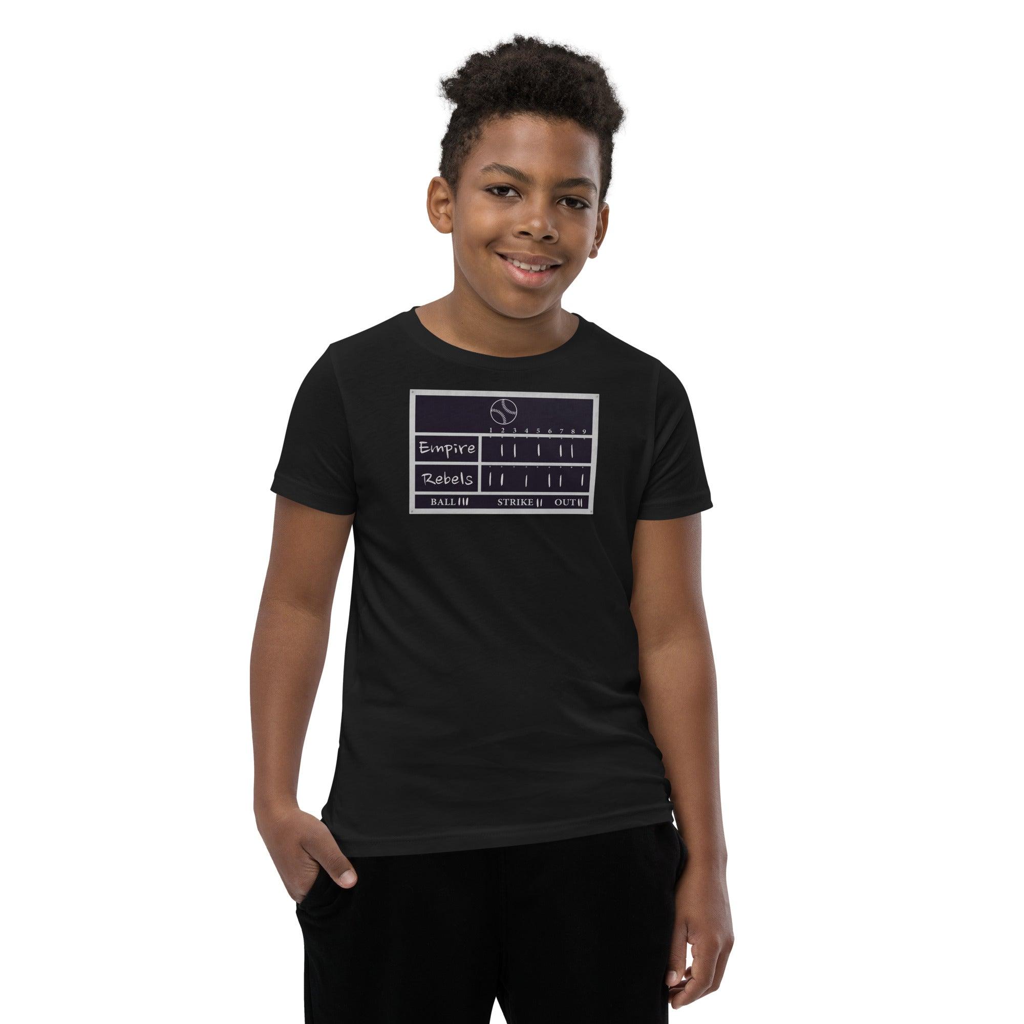 Empire vs Rebels Youth Short Sleeve T-Shirt VAWDesigns