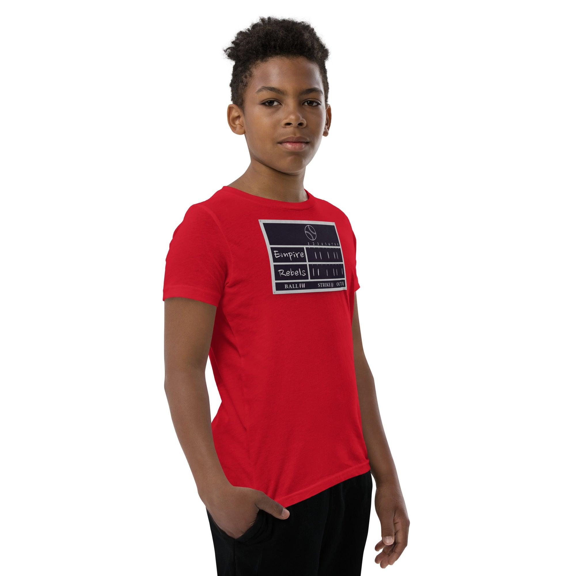Empire vs Rebels Youth Short Sleeve T-Shirt VAWDesigns