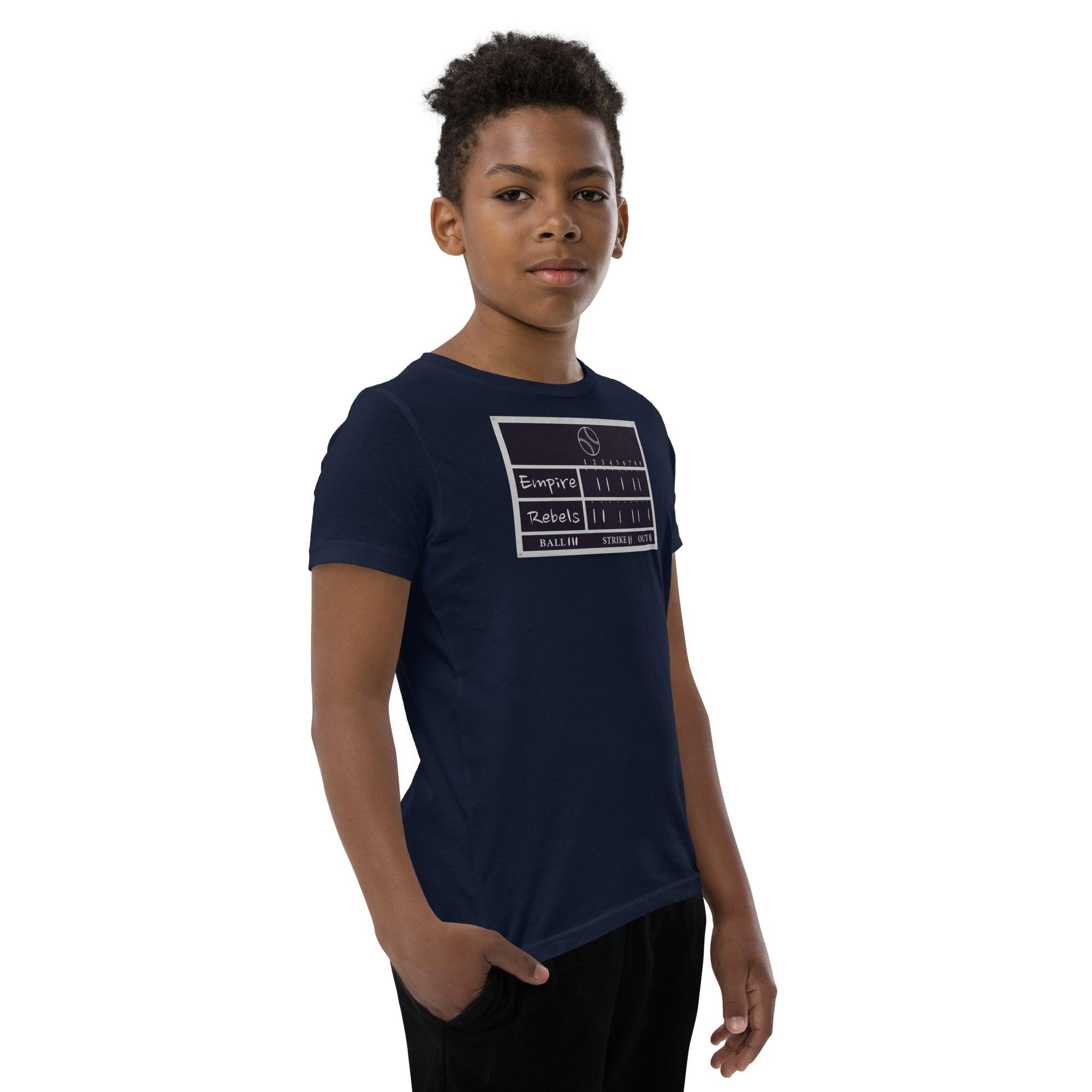 Empire vs Rebels Youth Short Sleeve T-Shirt VAWDesigns