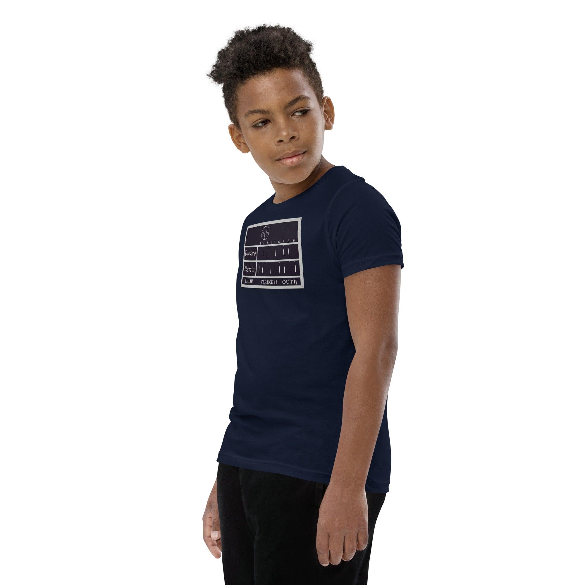 Empire vs Rebels Youth Short Sleeve T-Shirt VAWDesigns