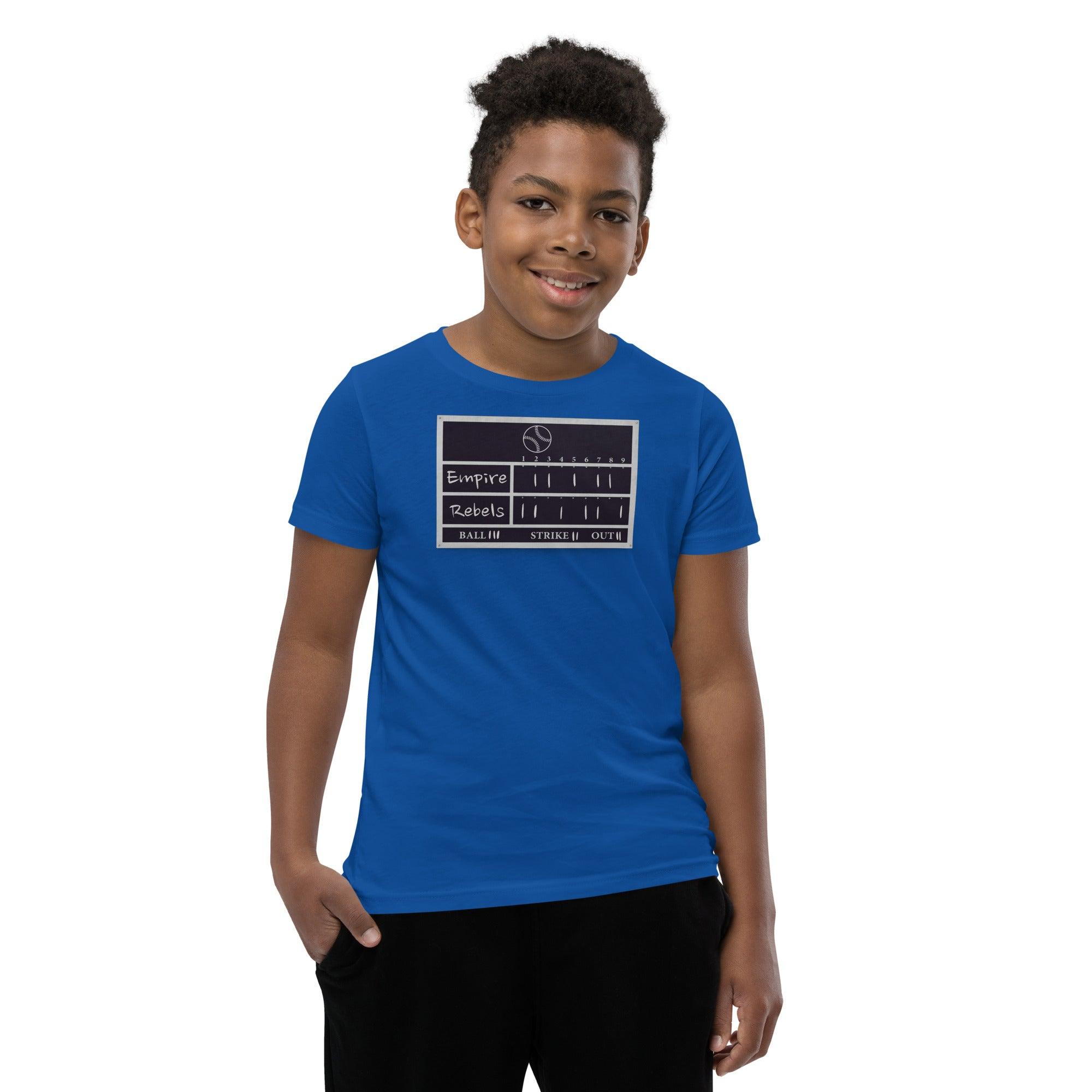 Empire vs Rebels Youth Short Sleeve T-Shirt VAWDesigns