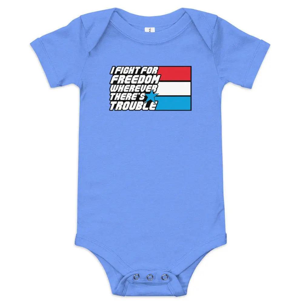 Fight For Freedom Baby Onesie VAWDesigns
