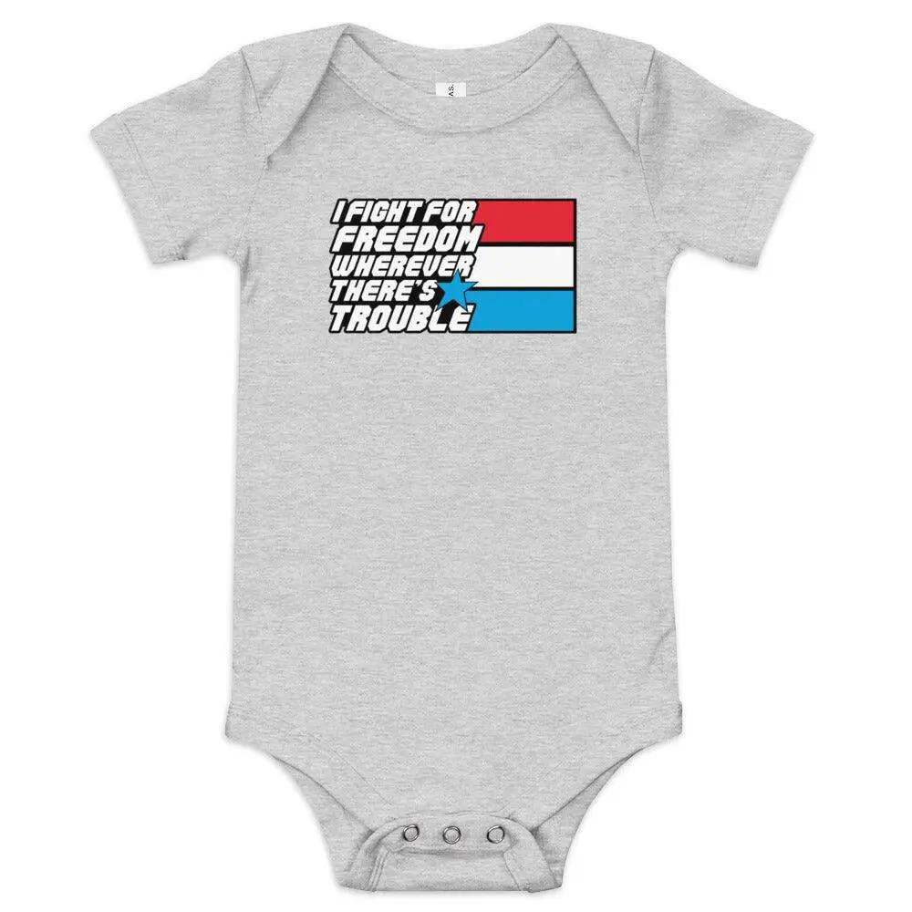 Fight For Freedom Baby Onesie VAWDesigns
