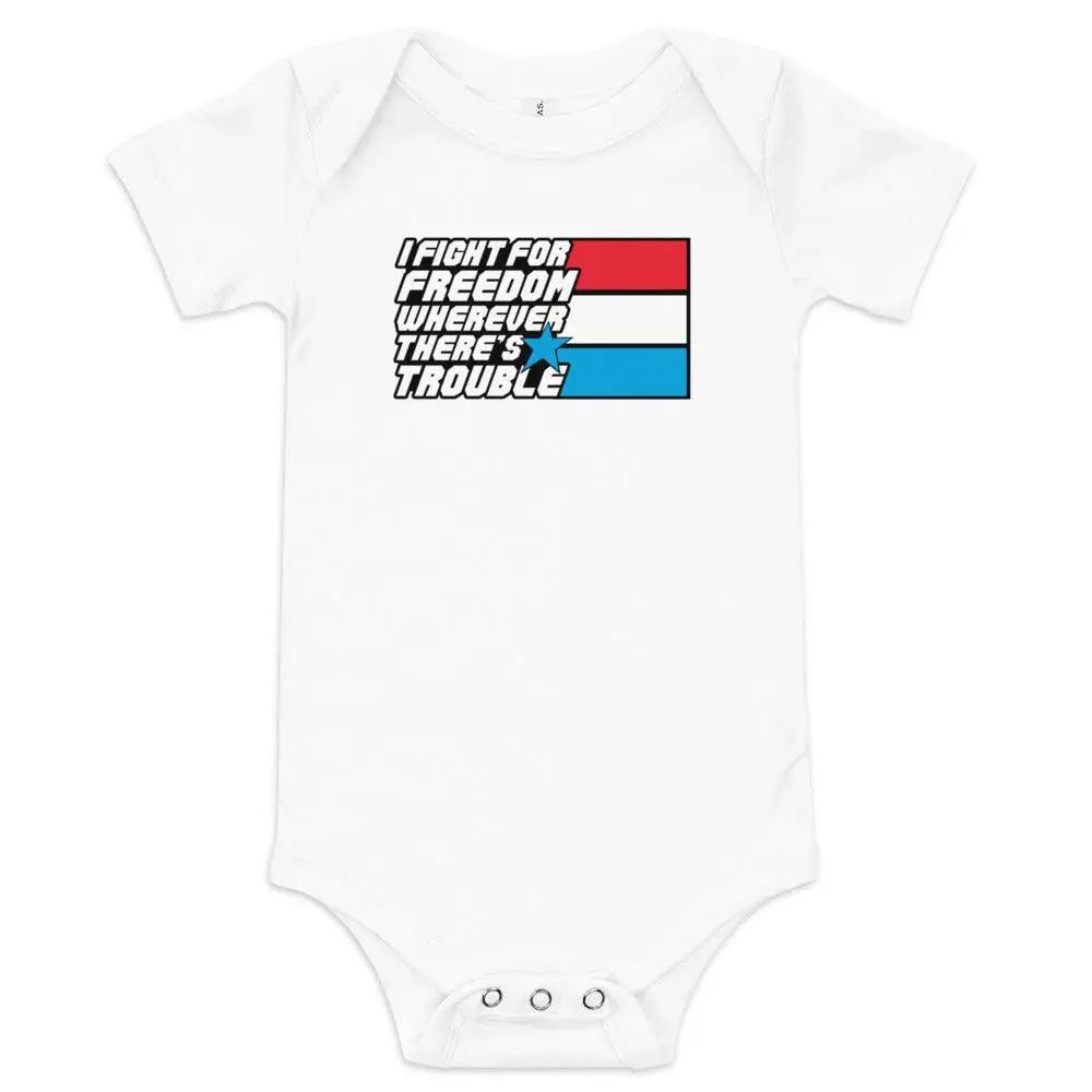Fight For Freedom Baby Onesie VAWDesigns