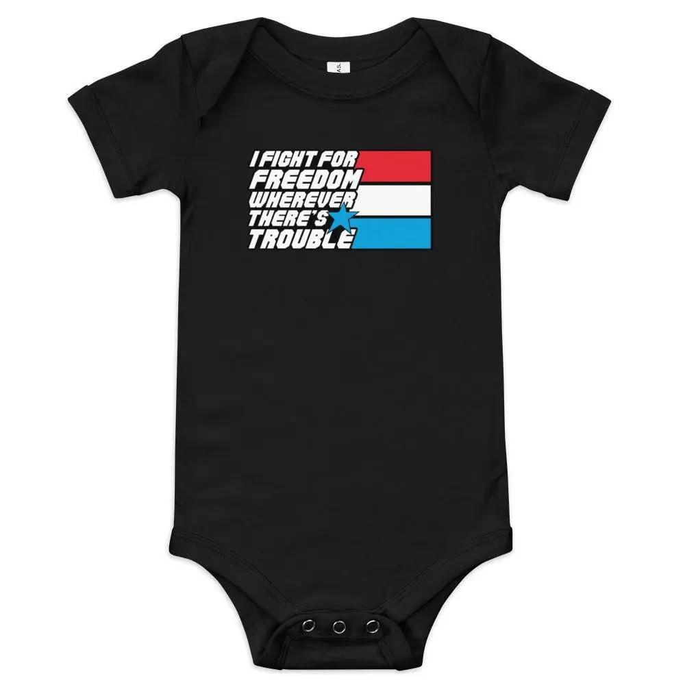 Fight For Freedom Baby Onesie VAWDesigns