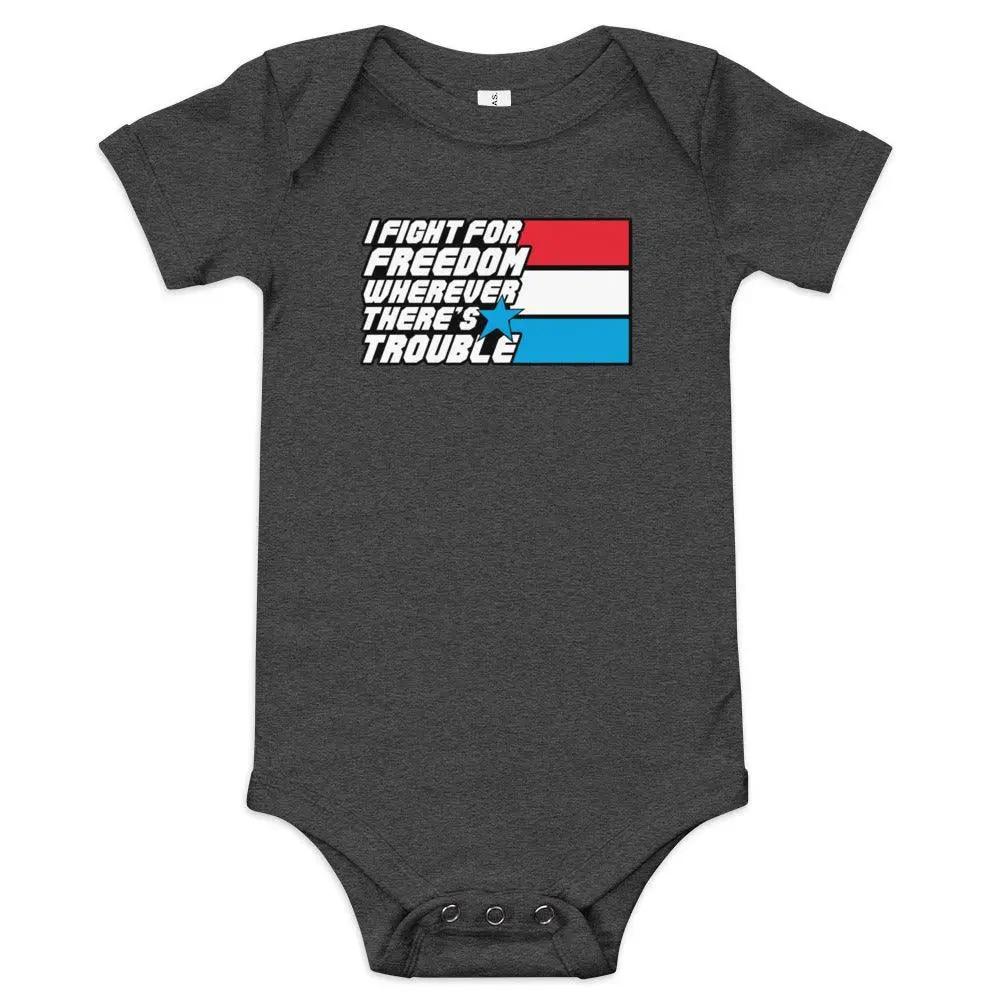 Fight For Freedom Baby Onesie VAWDesigns