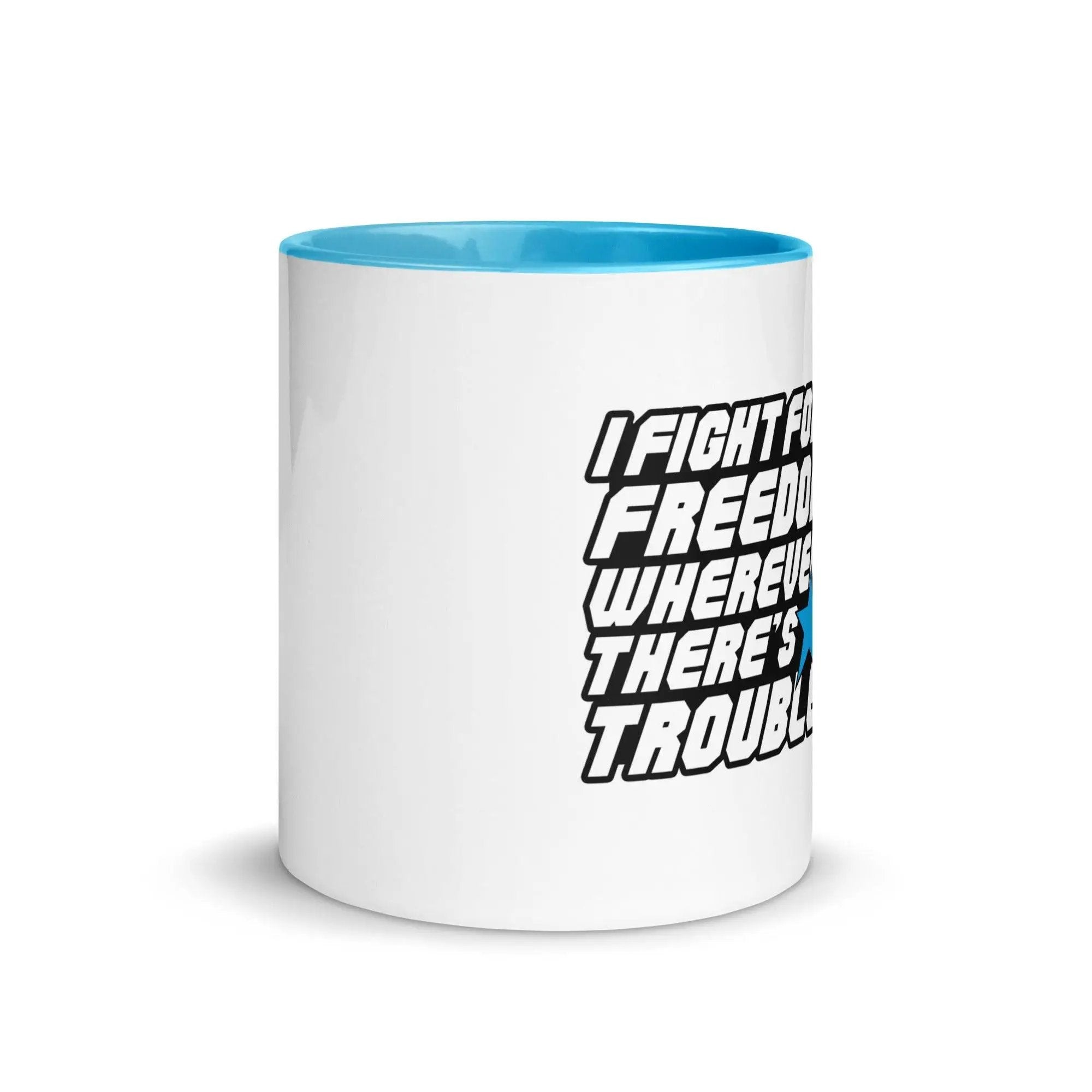 Fight For Freedom Mug with Color Inside VAWDesigns