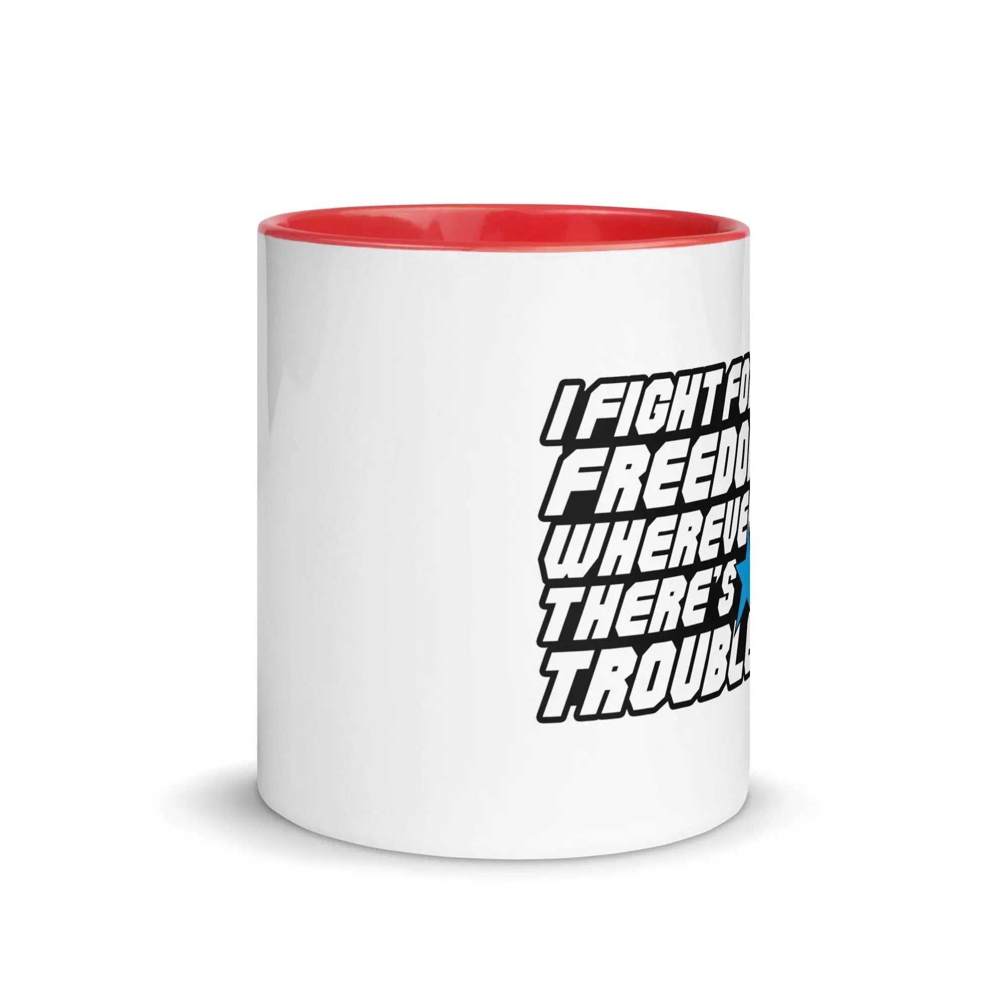 Fight For Freedom Mug with Color Inside VAWDesigns