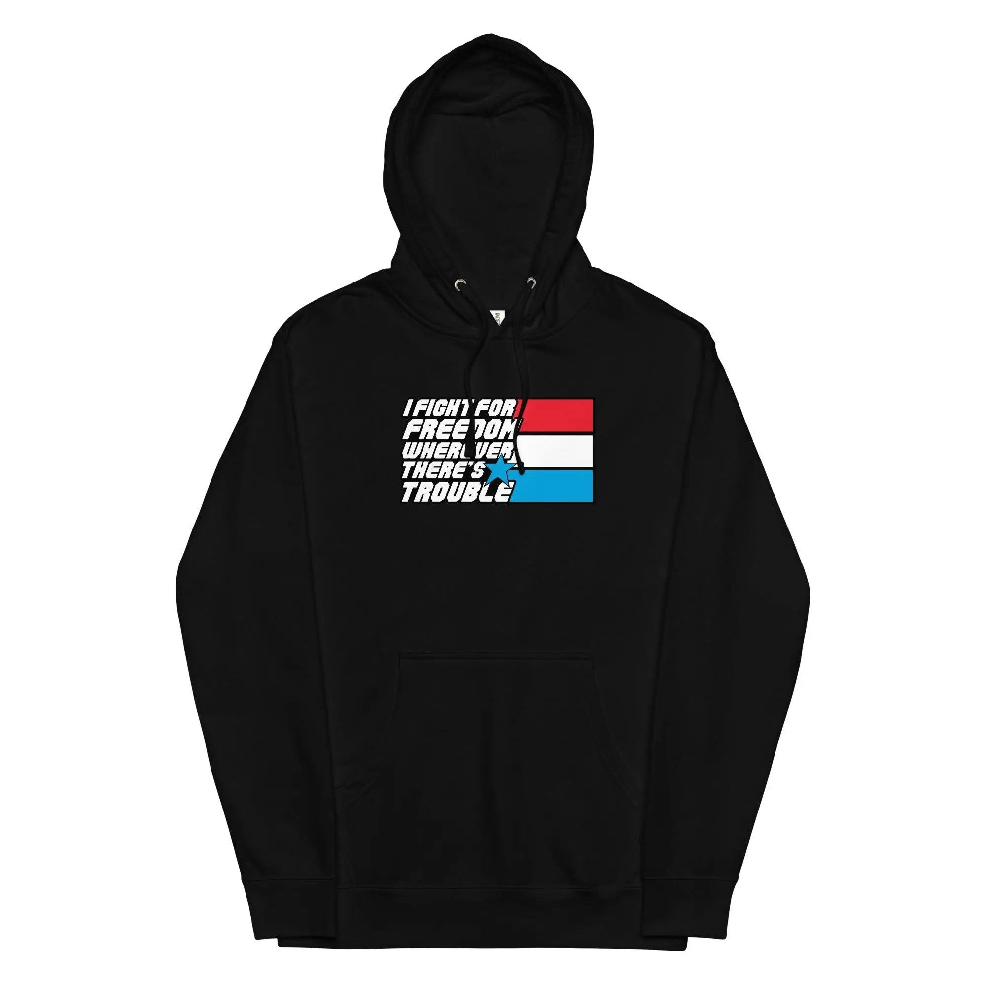 Fight For Freedom Unisex midweight hoodie VAWDesigns