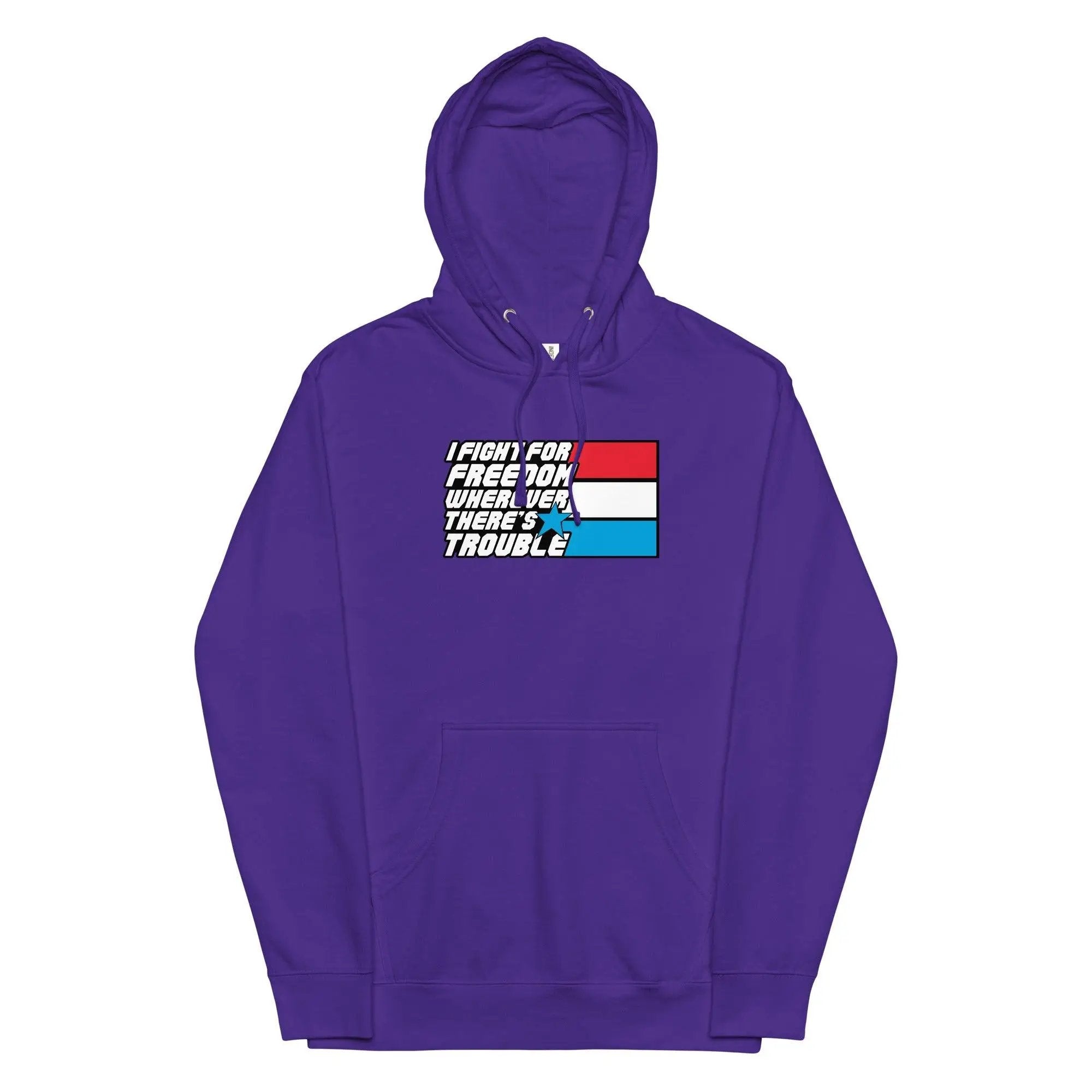 Fight For Freedom Unisex midweight hoodie VAWDesigns