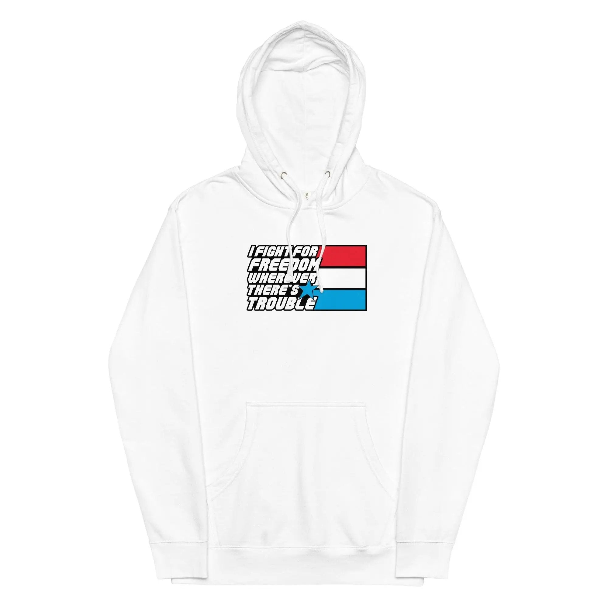 Fight For Freedom Unisex midweight hoodie VAWDesigns
