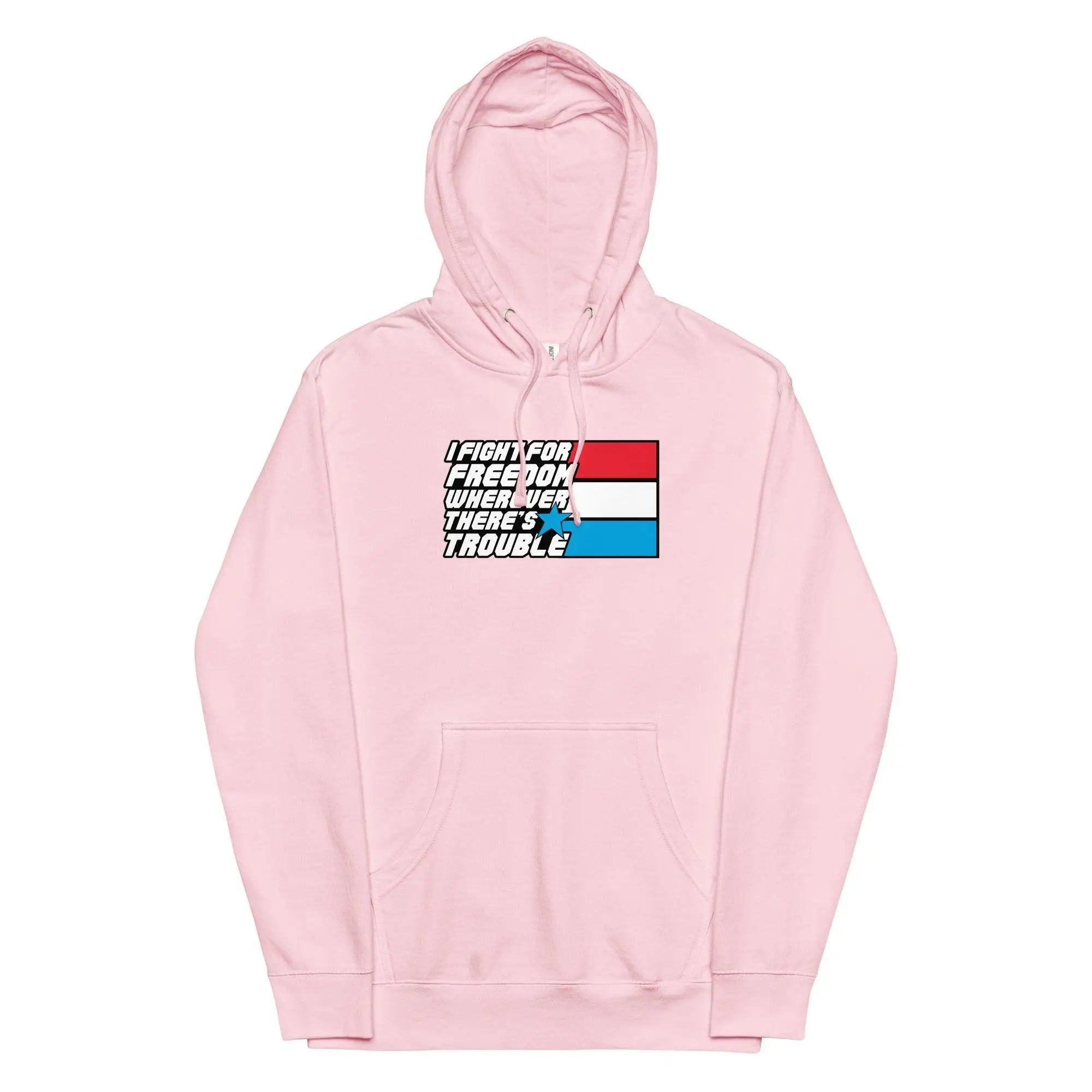 Fight For Freedom Unisex midweight hoodie VAWDesigns