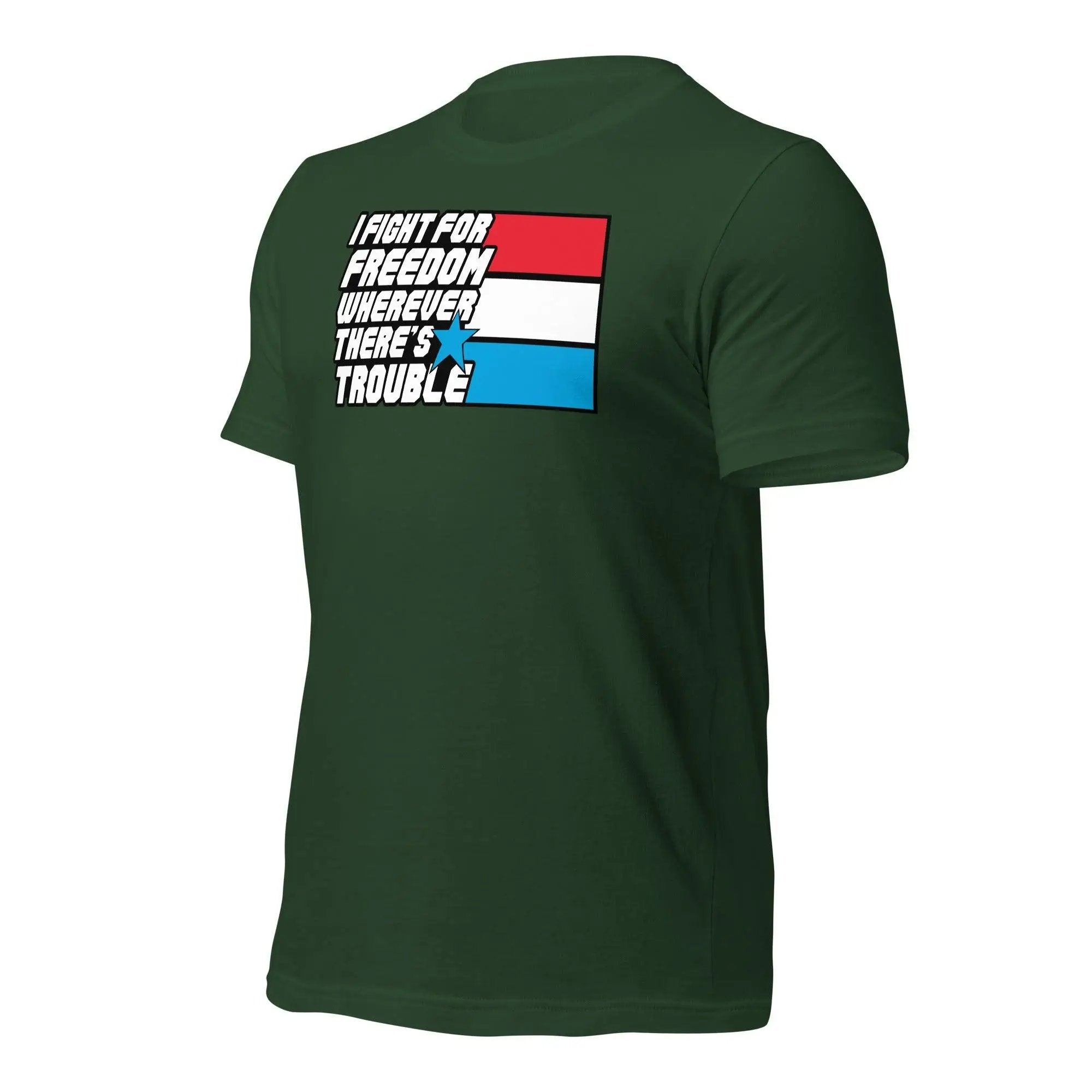Fight For Freedom Unisex t-shirt VAWDesigns