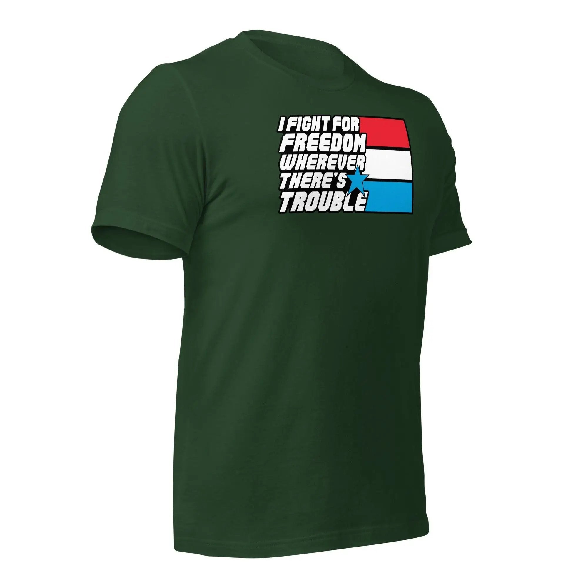 Fight For Freedom Unisex t-shirt VAWDesigns