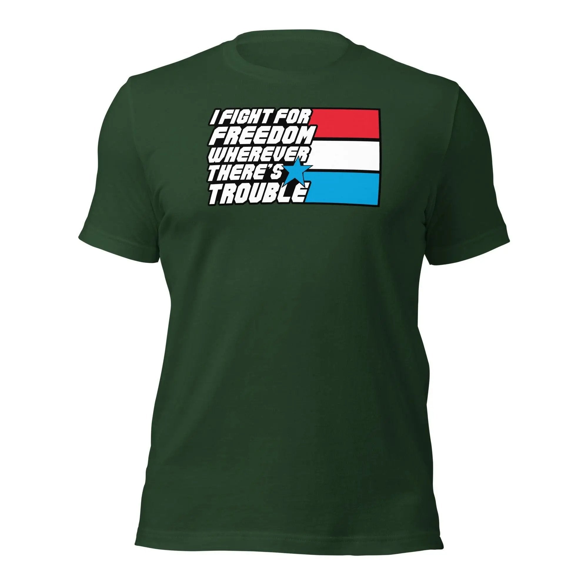 Fight For Freedom Unisex t-shirt VAWDesigns