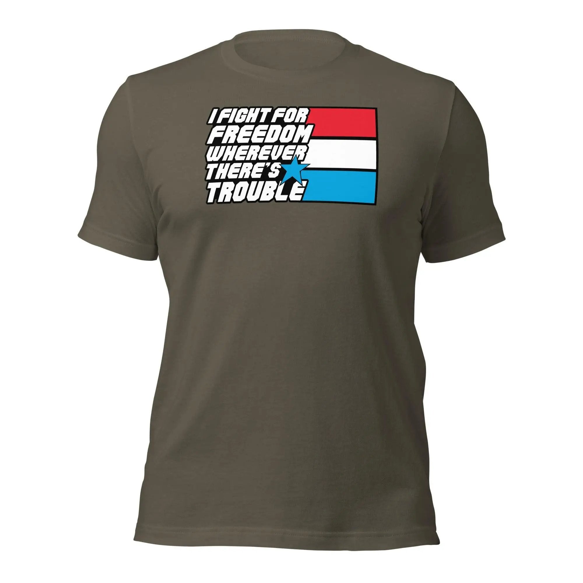 Fight For Freedom Unisex t-shirt VAWDesigns
