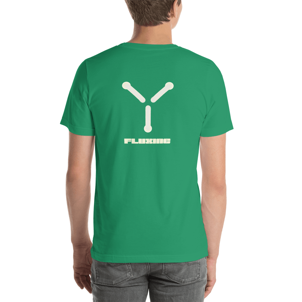 Fluxing Unisex t-shirt (BACK) VAWDesigns