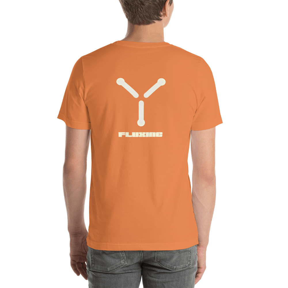 Fluxing Unisex t-shirt (BACK) VAWDesigns